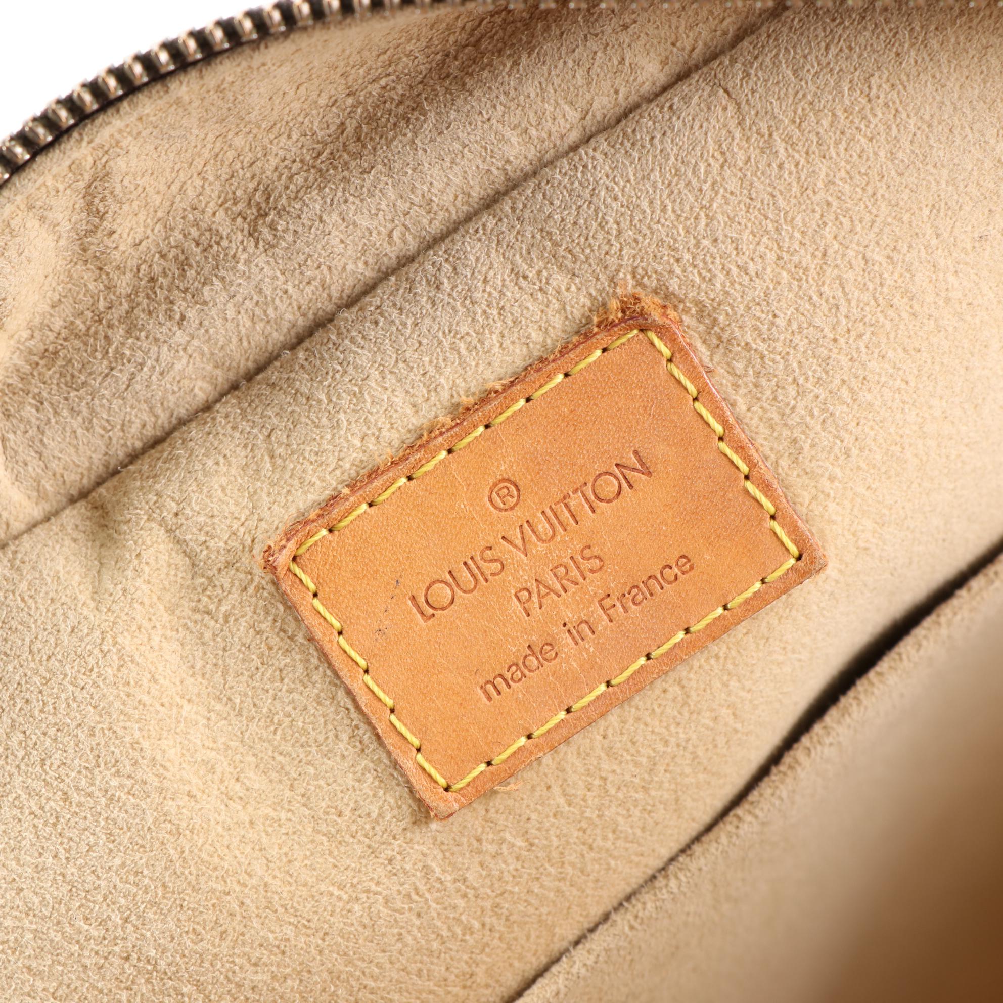 Louis Vuitton Manhattan PM Handbag in Monogram Canvas and Vachetta Leather