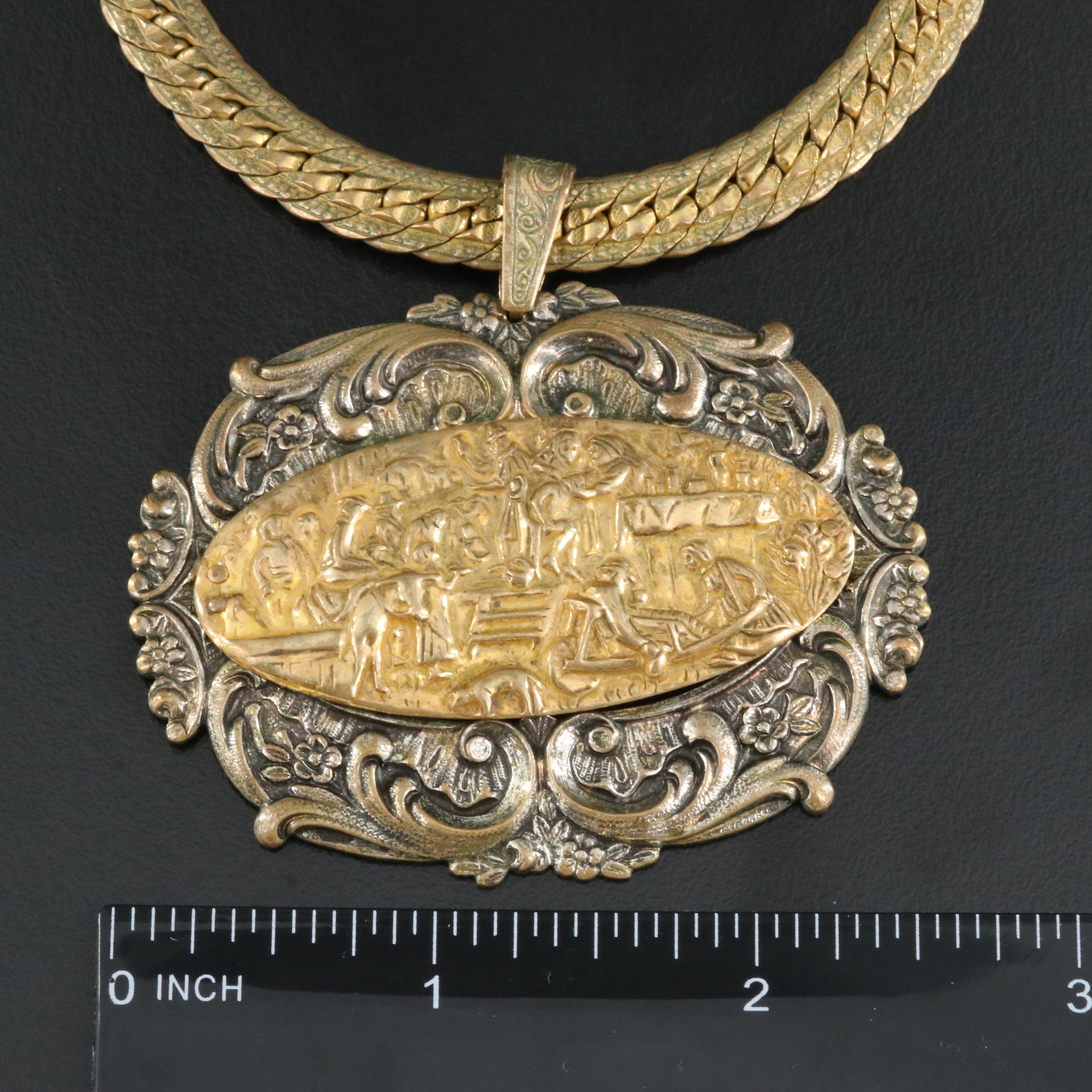 Miriam Haskell Pendant Necklace