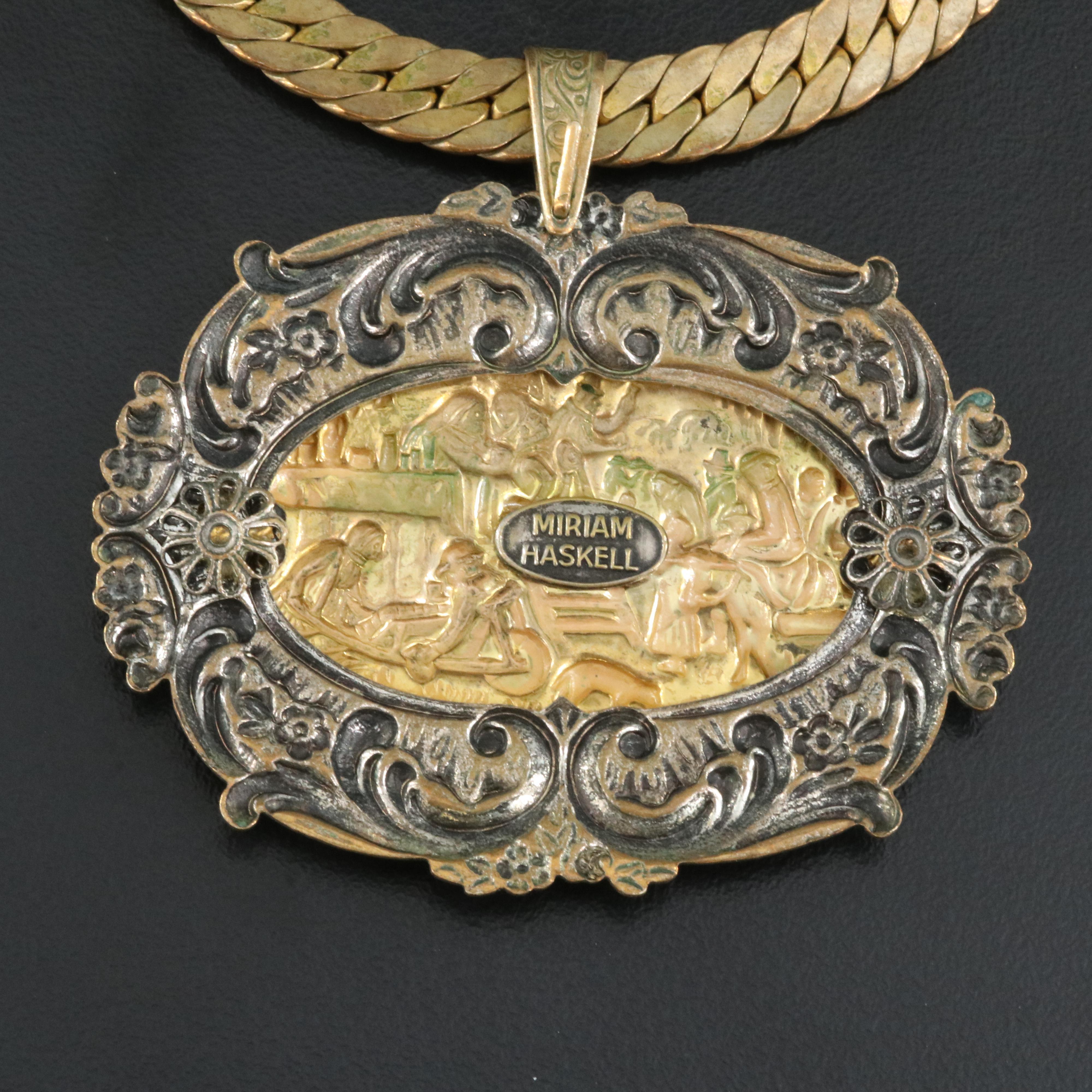 Miriam Haskell Pendant Necklace