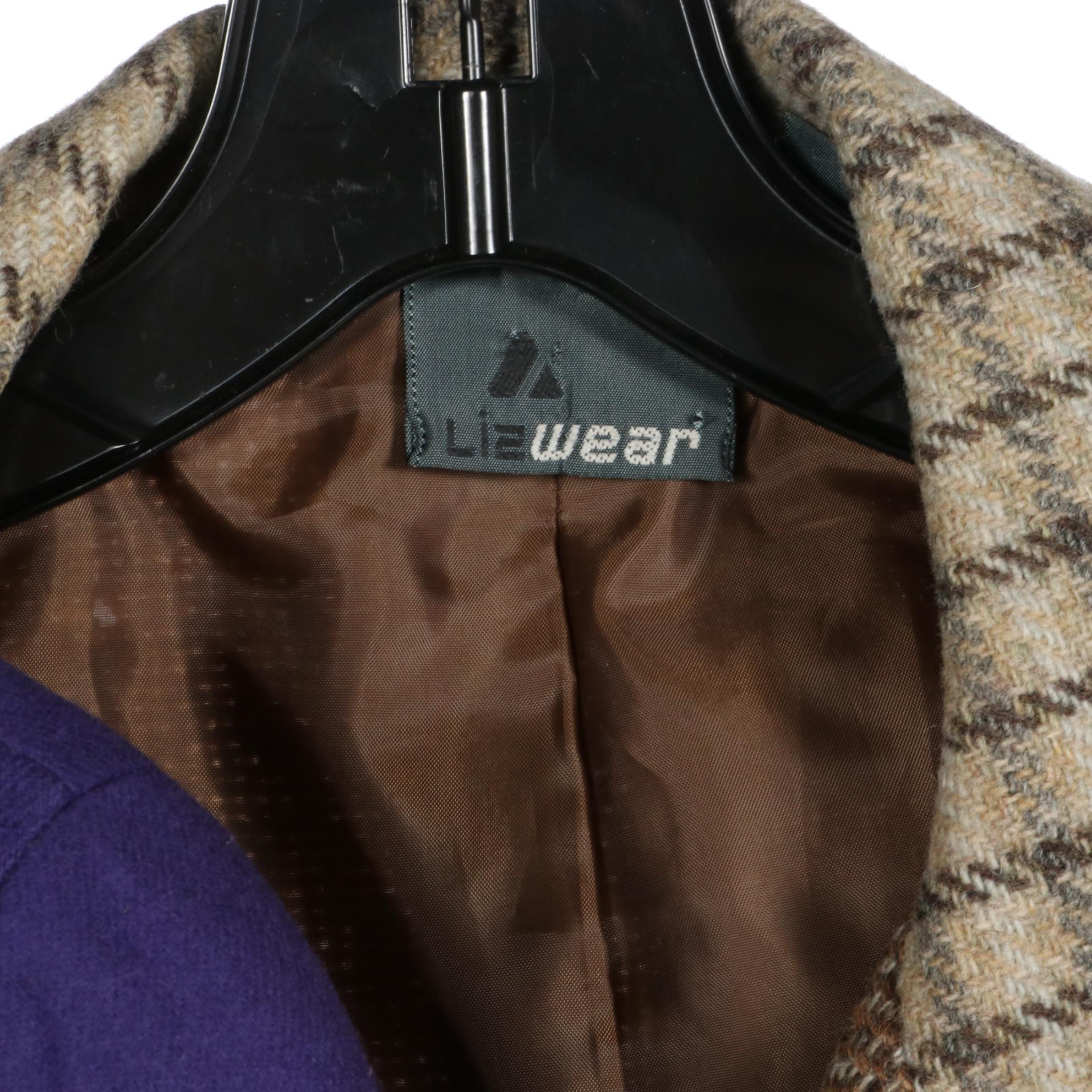 Lizwear Patchwork Jacket, Augustus, Harvé Bernard and Pendleton Blazers