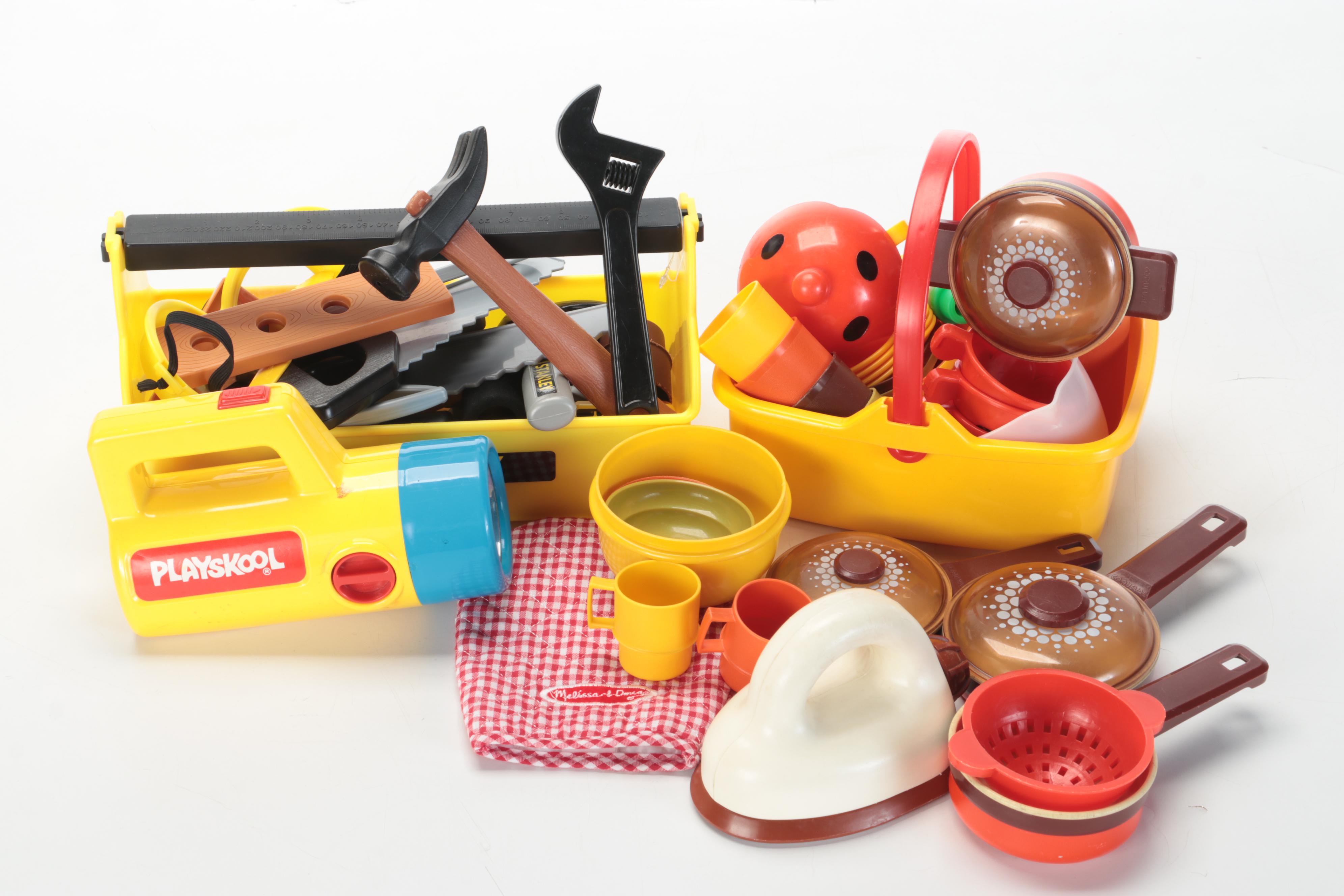 Fisher-Price, Playskool and More Pretend-Play Toys with Toolbox, Truck, Blocks