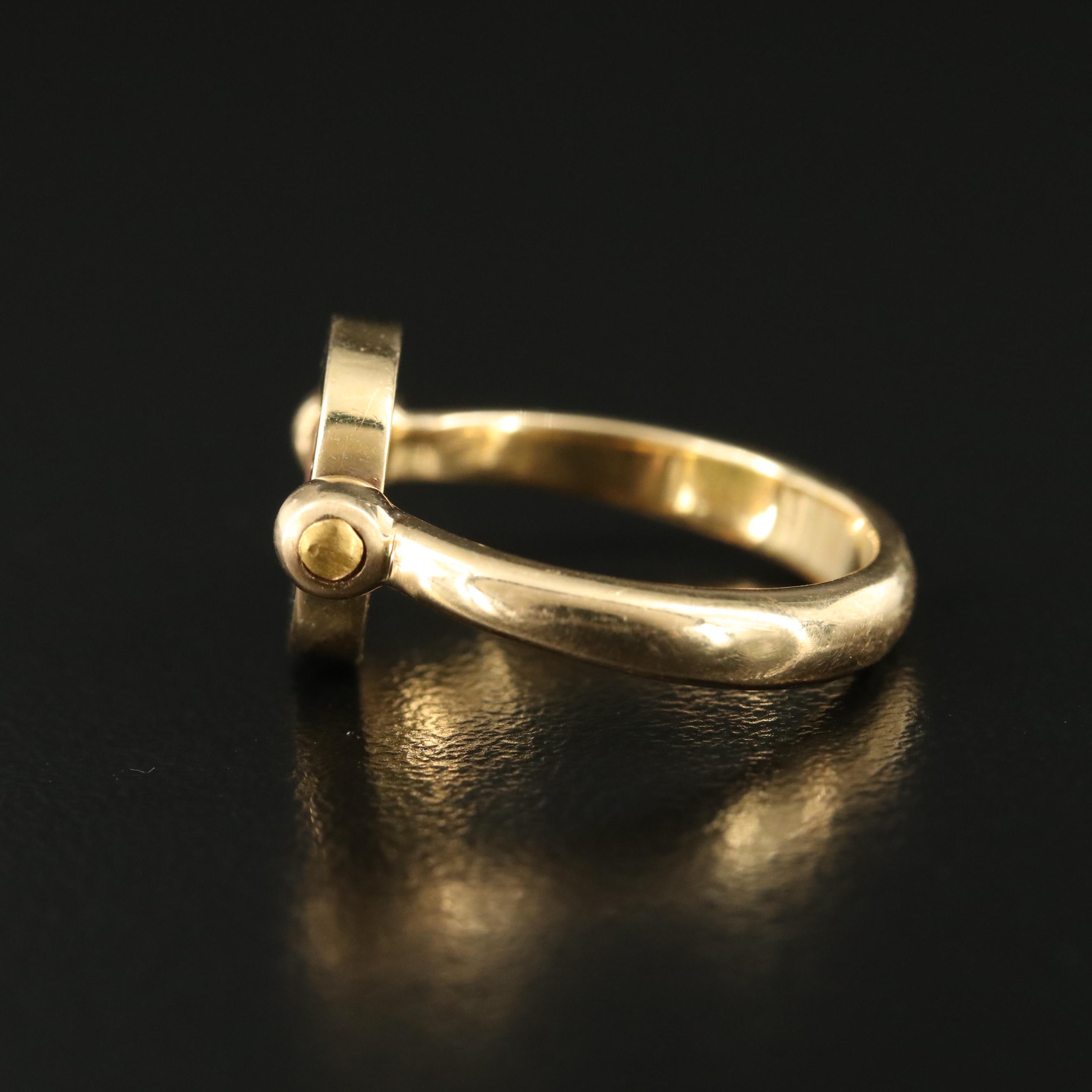 BVLGARI 18K Chalcedony and Rhodonite Flip Ring