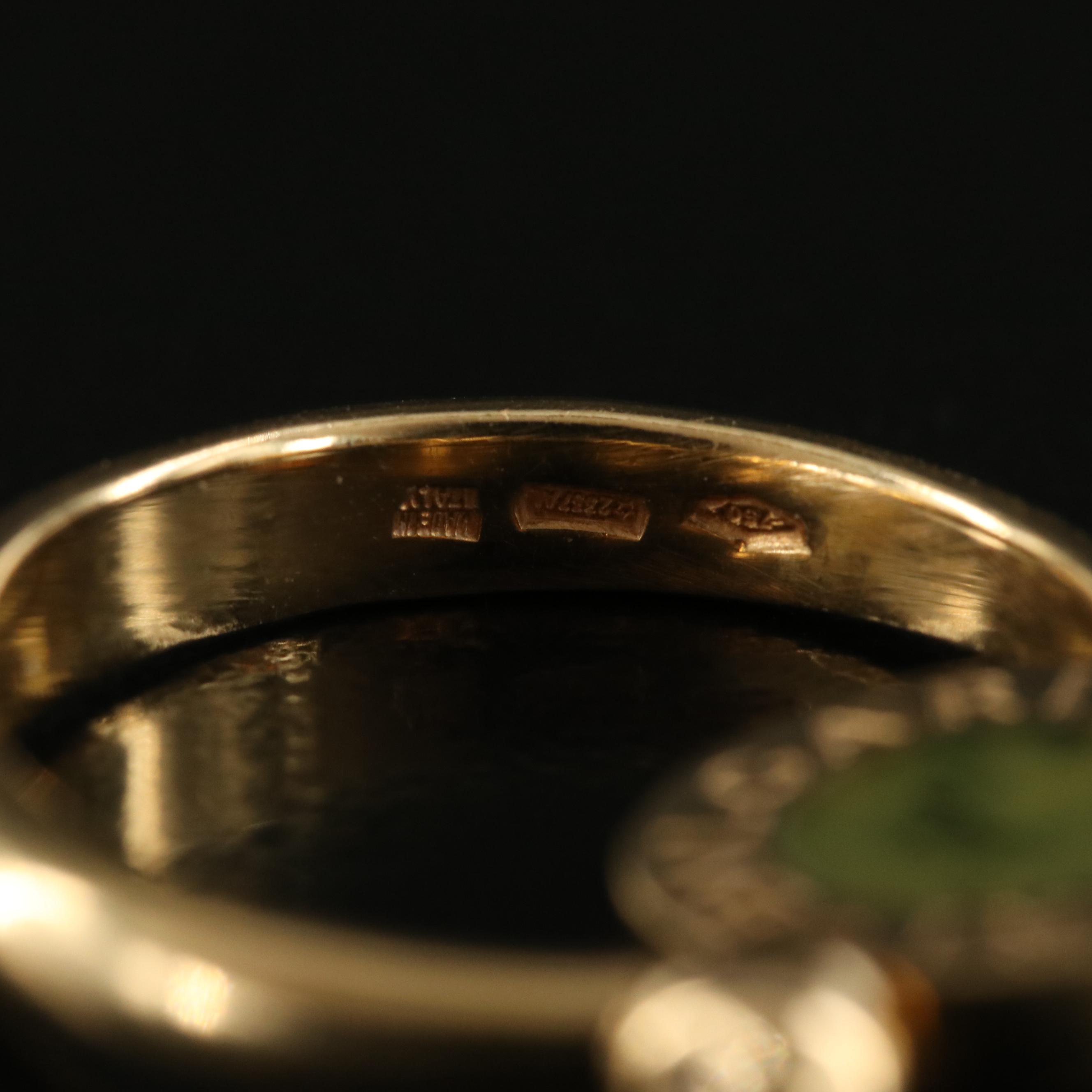 BVLGARI 18K Chalcedony and Rhodonite Flip Ring