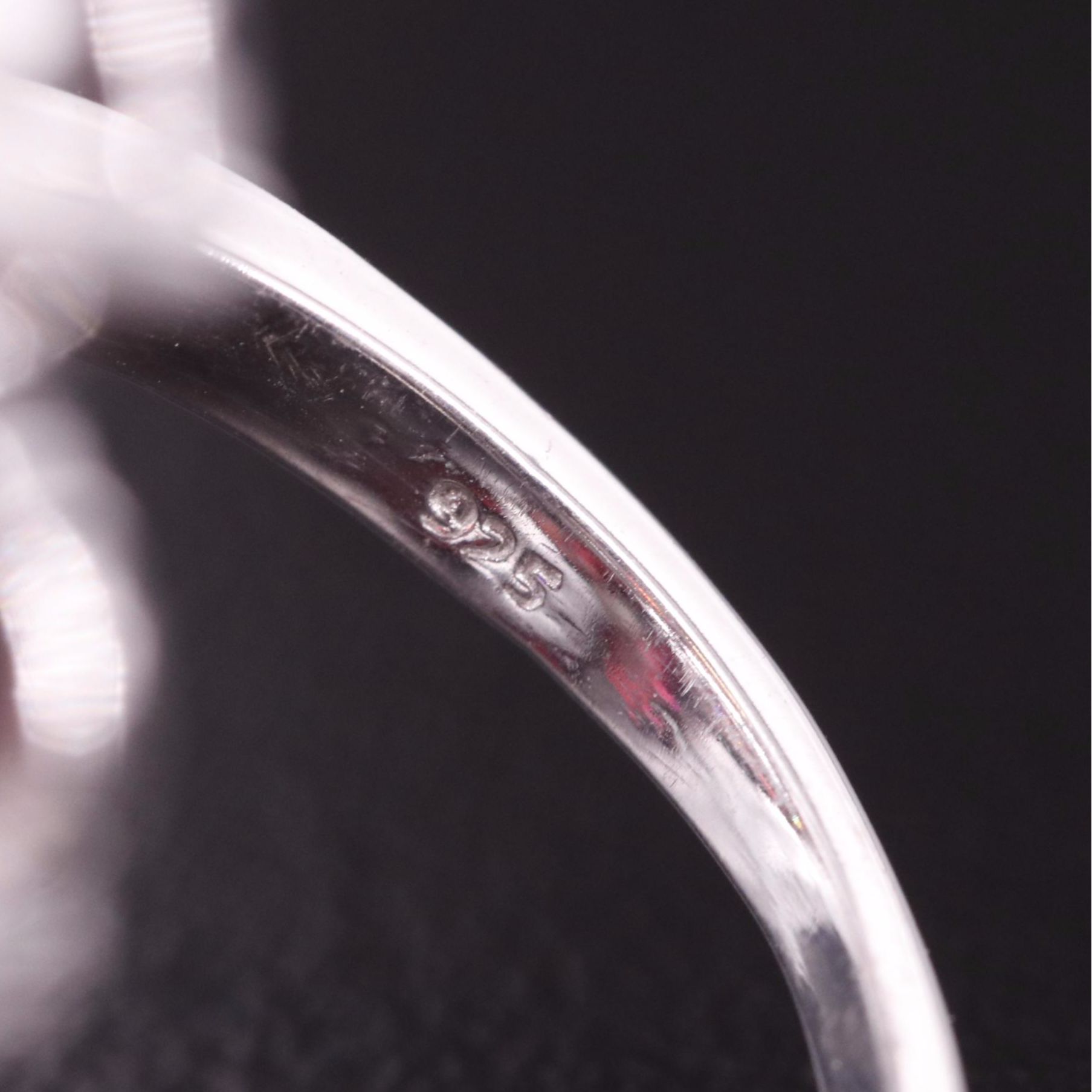 Sterling Garnet, Citrine, and Aquamarine Statment Ring