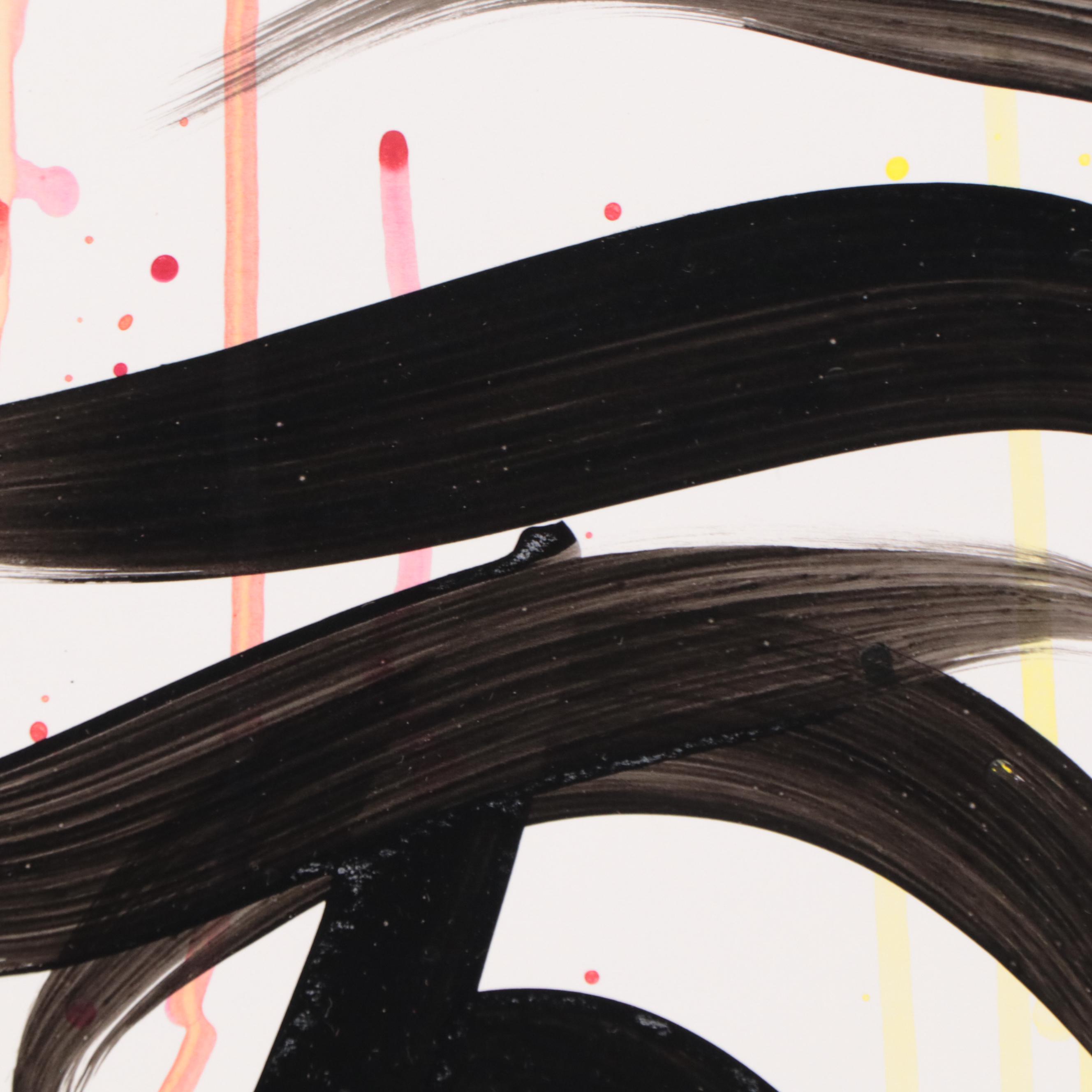 Peter Keil Abstract Portrait Acrylic Painting