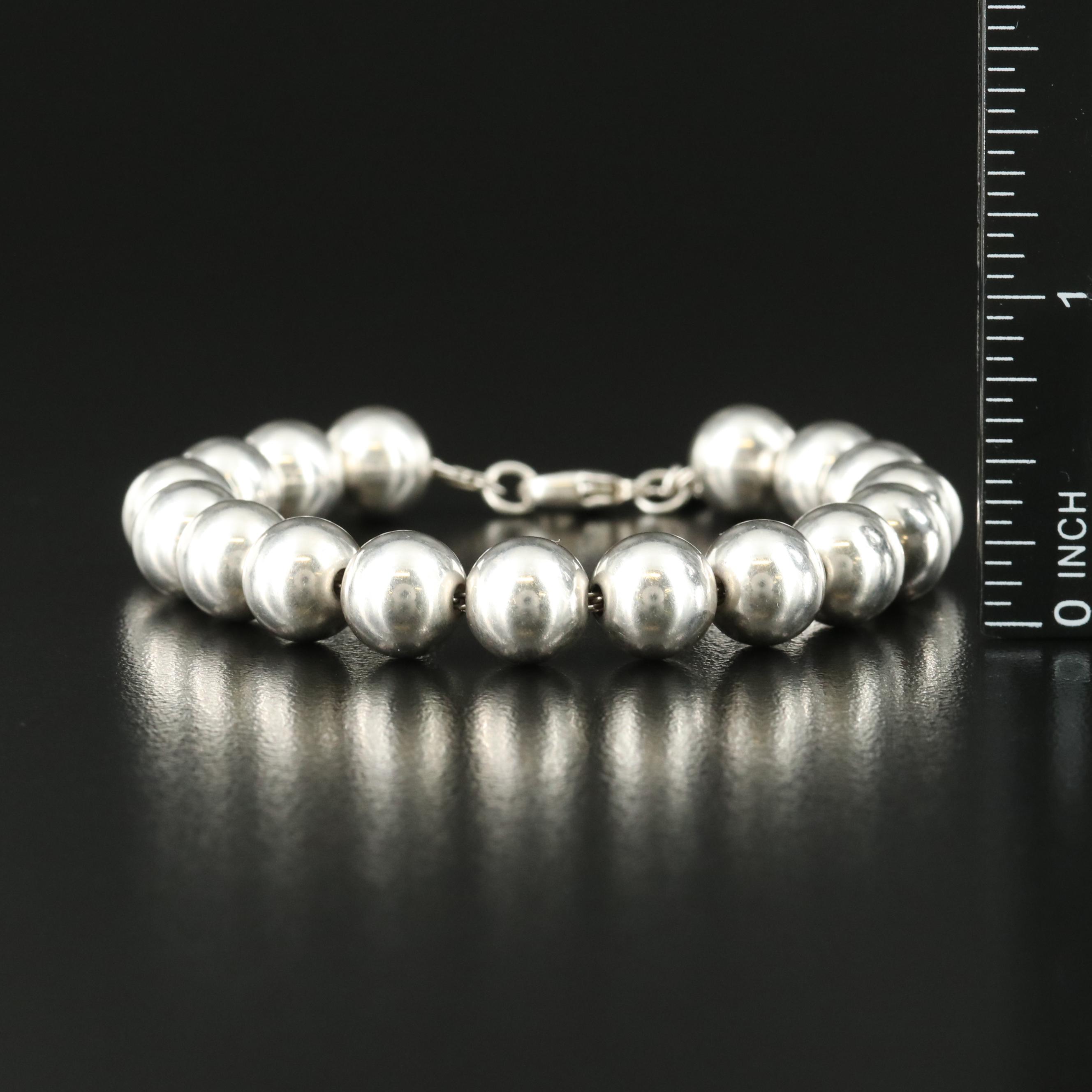 Tiffany & Co. "HardWear" Sterling Bead Bracelet