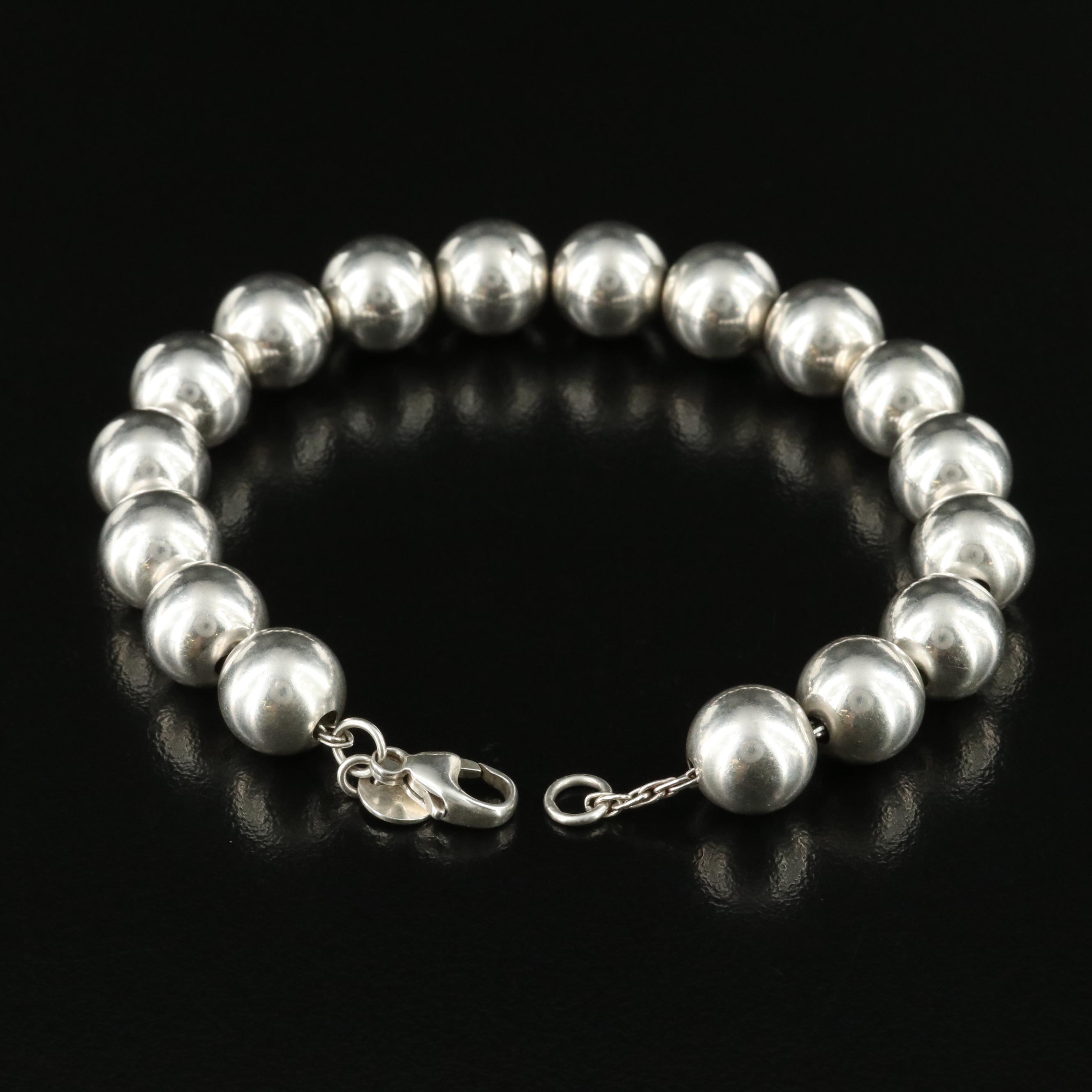 Tiffany & Co. "HardWear" Sterling Bead Bracelet