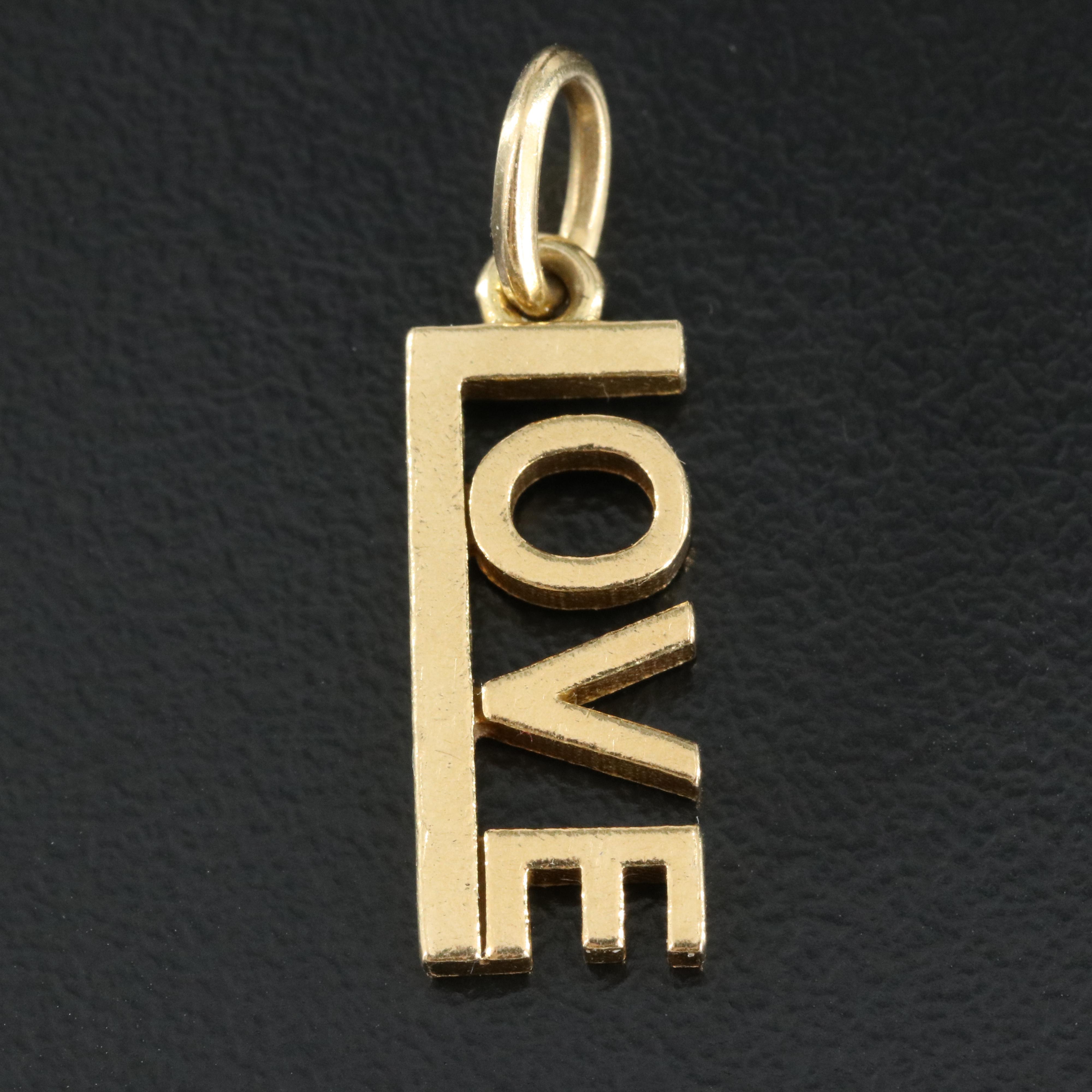 Tiffany & Co. 18K "Love" Pendant