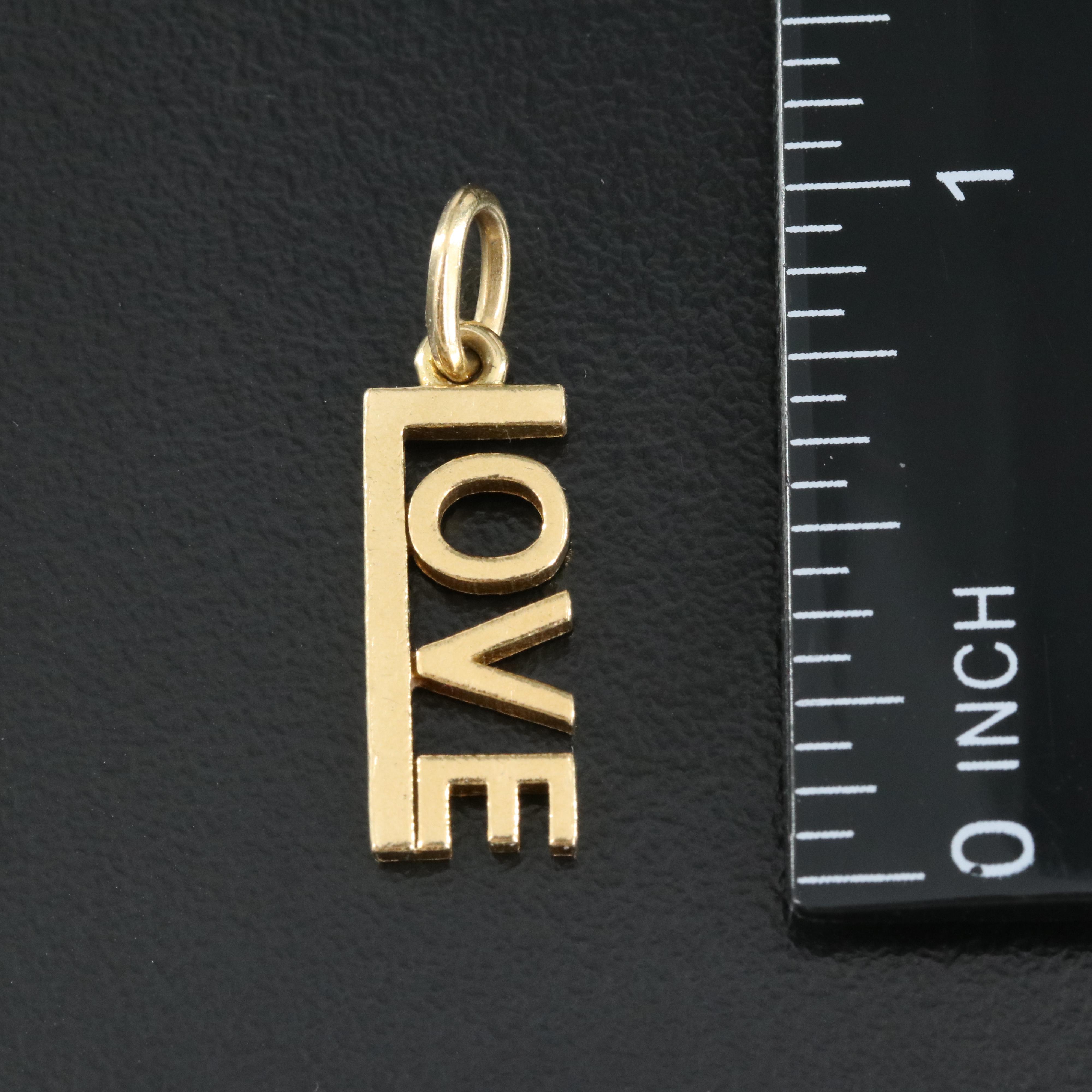 Tiffany & Co. 18K "Love" Pendant