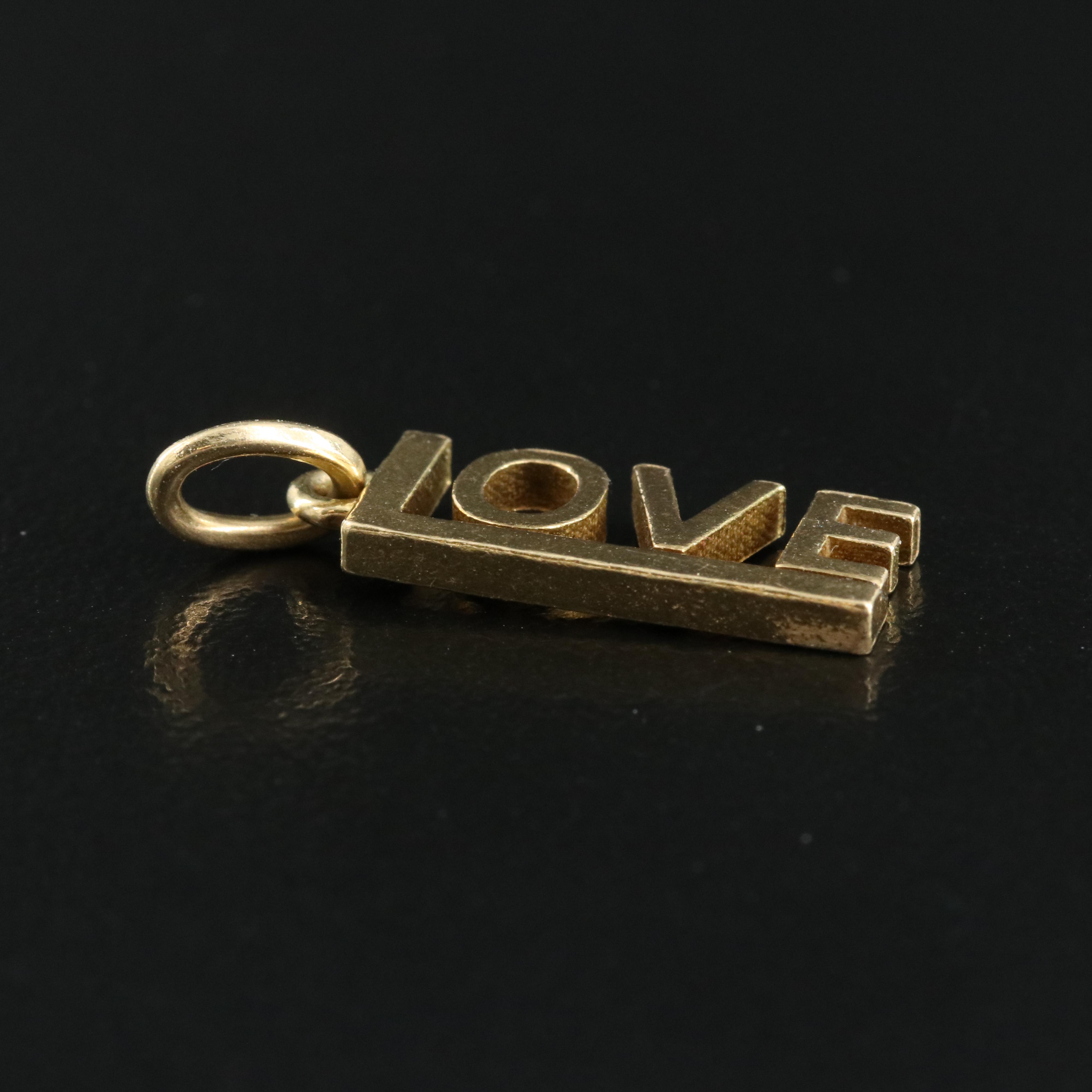 Tiffany & Co. 18K "Love" Pendant