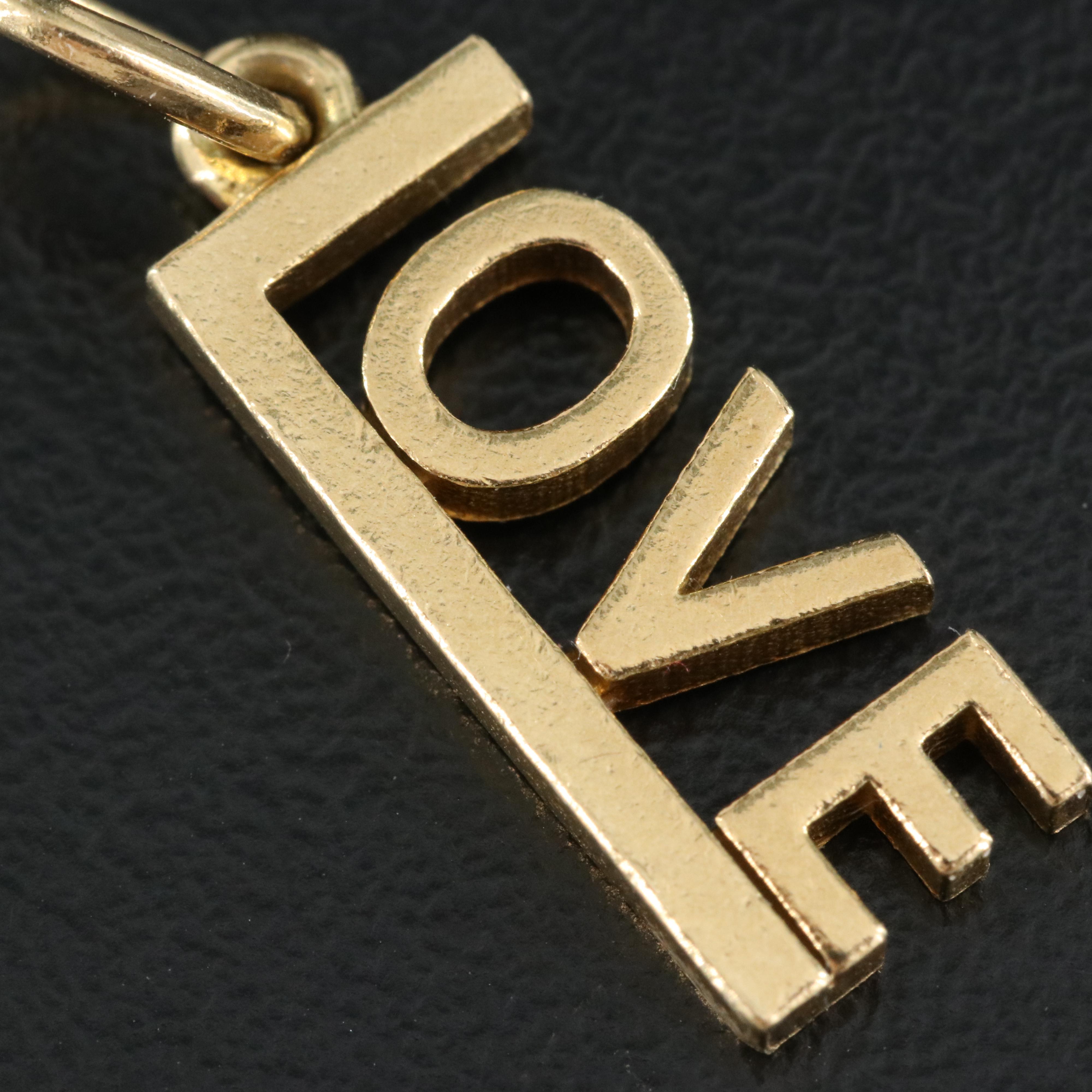 Tiffany & Co. 18K "Love" Pendant