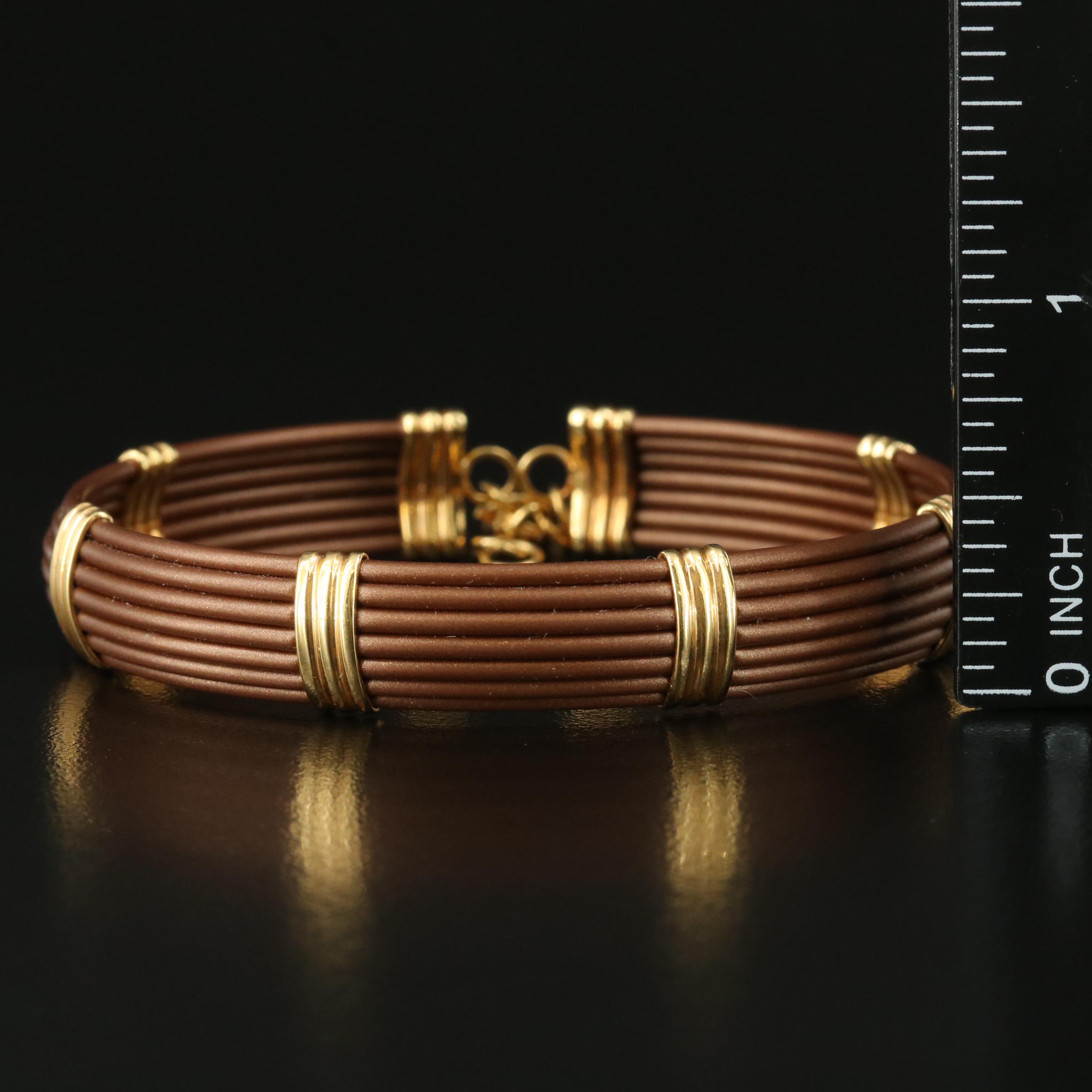 Italian Bracelet with 18K Accents