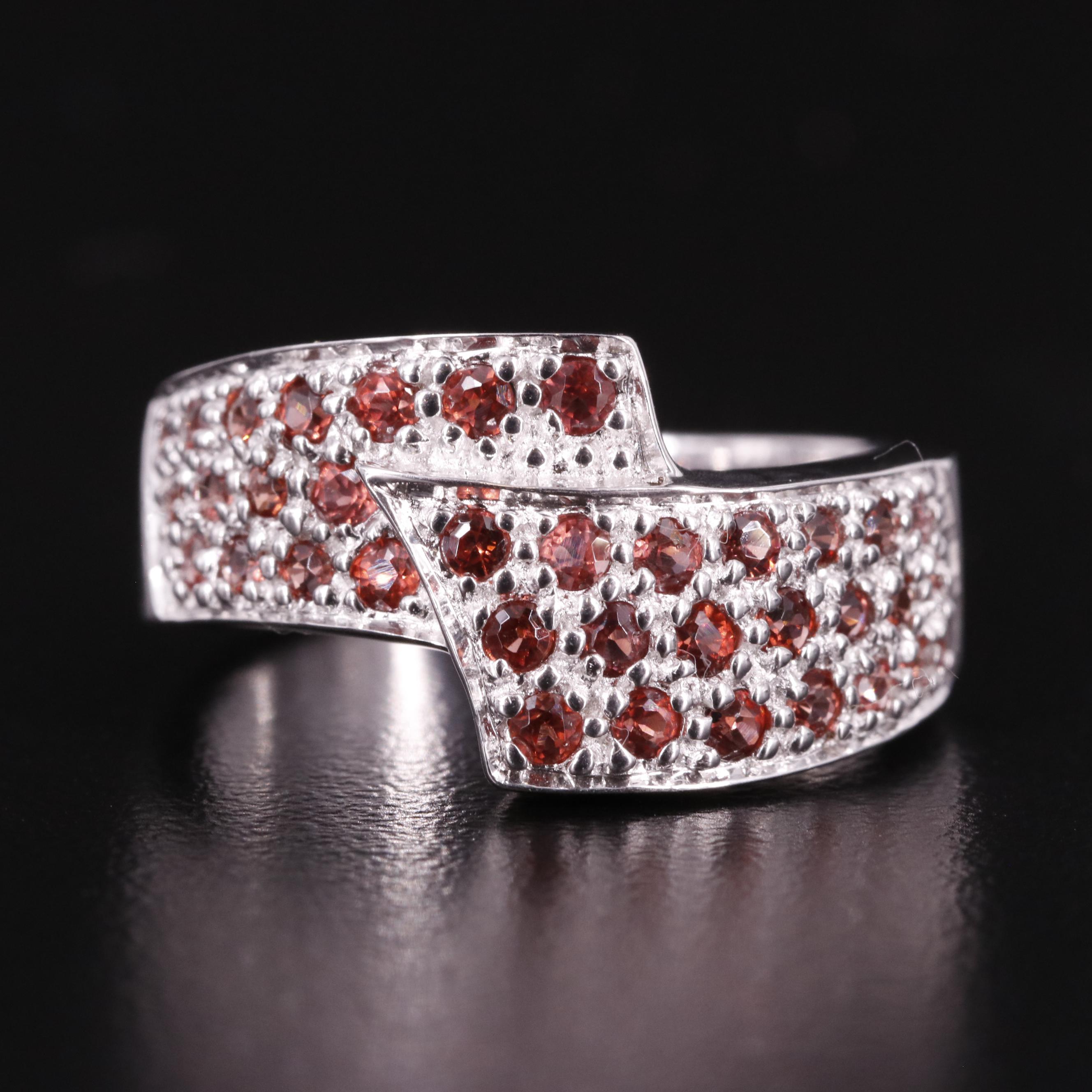 Sterling Garnet Ring