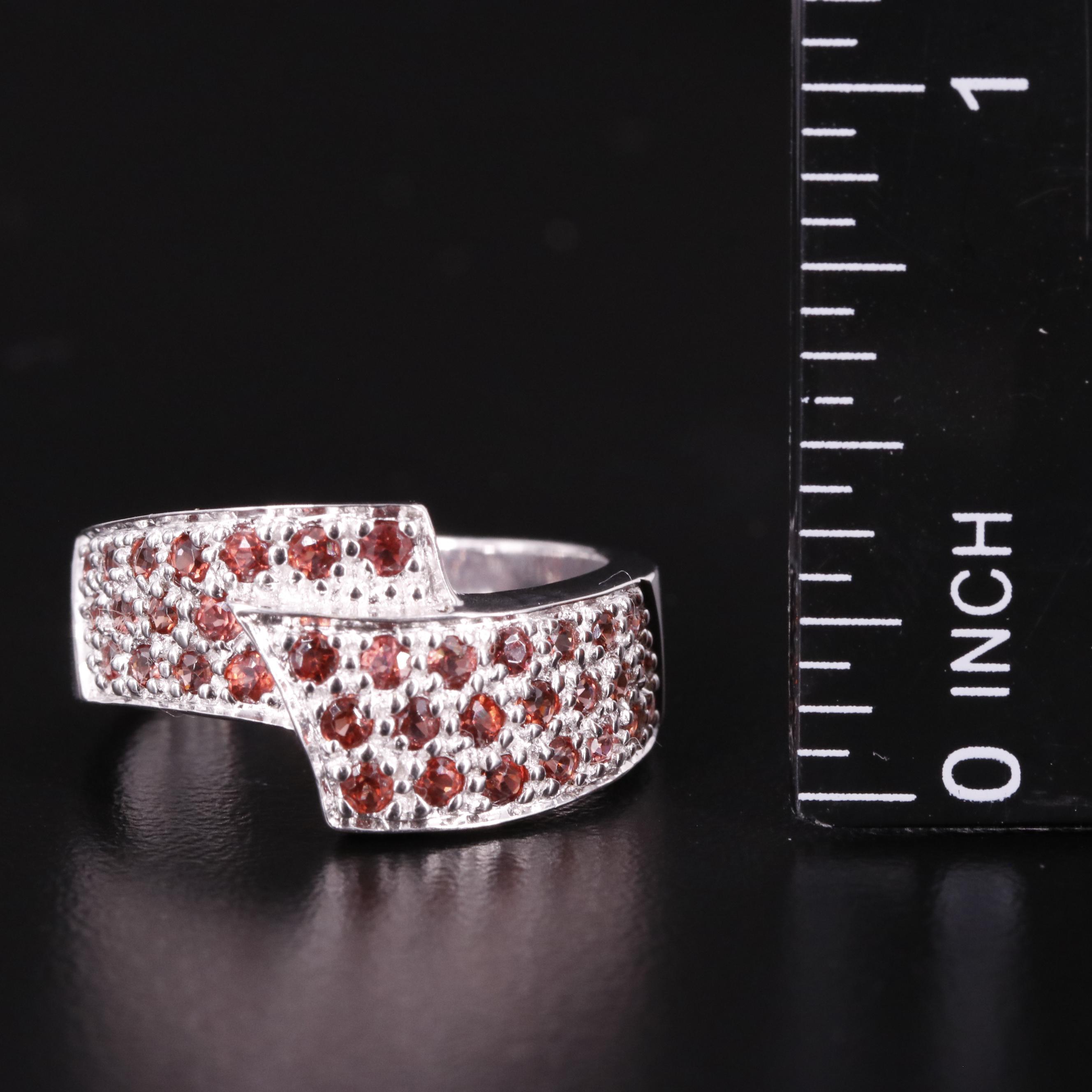 Sterling Garnet Ring