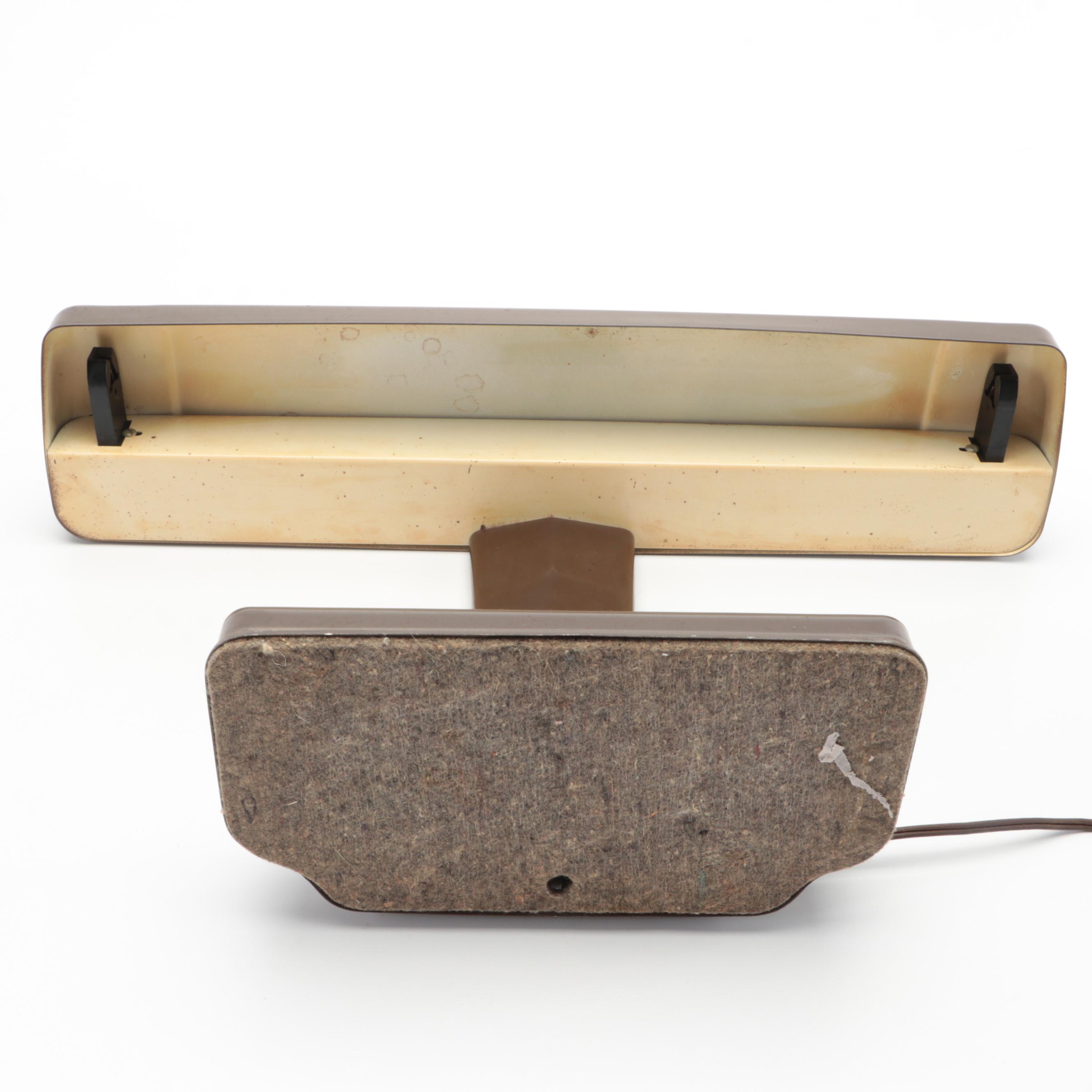 Industrial Metal Desk Lamp, Mid-20th Century