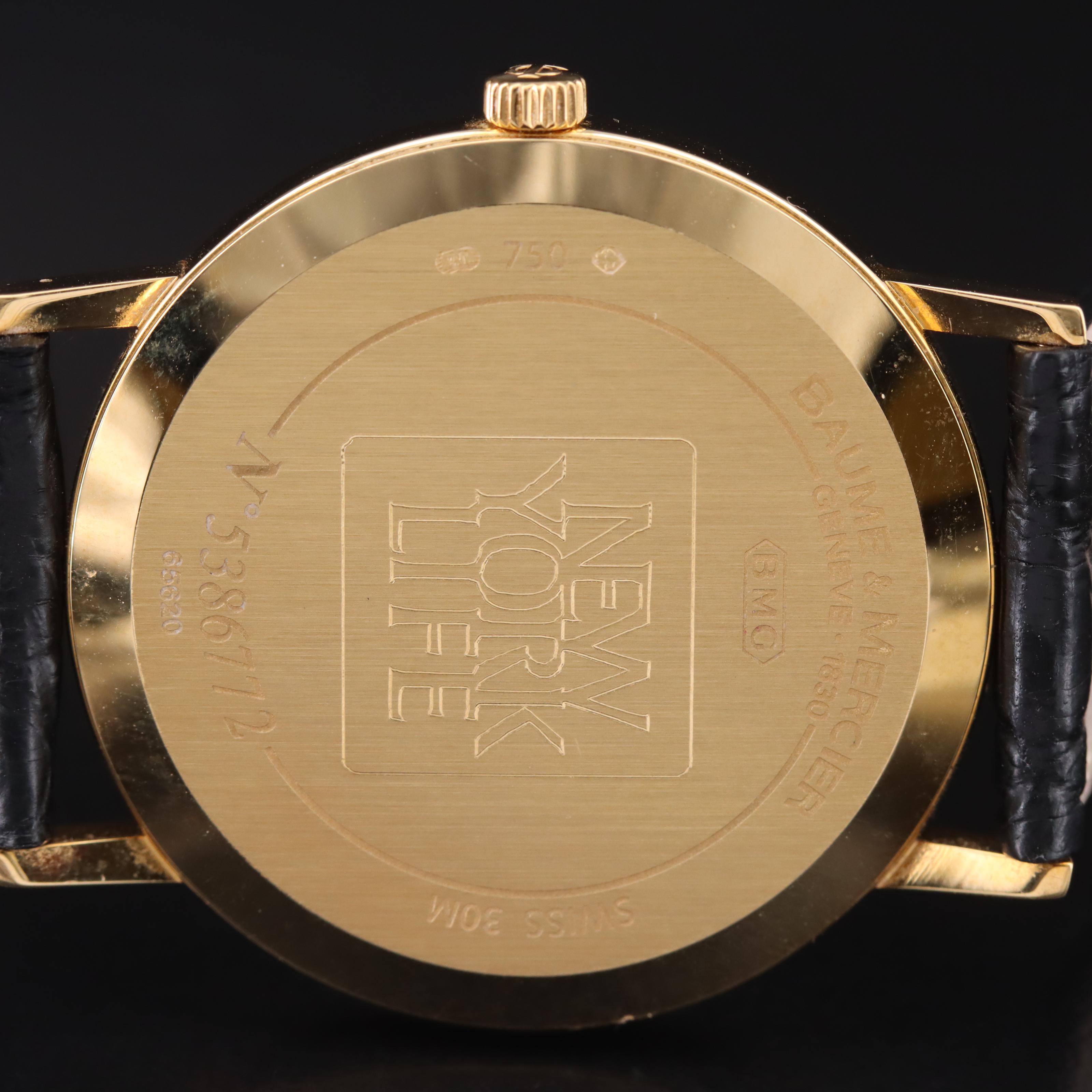 18K Baume & Mercier Classima Watch