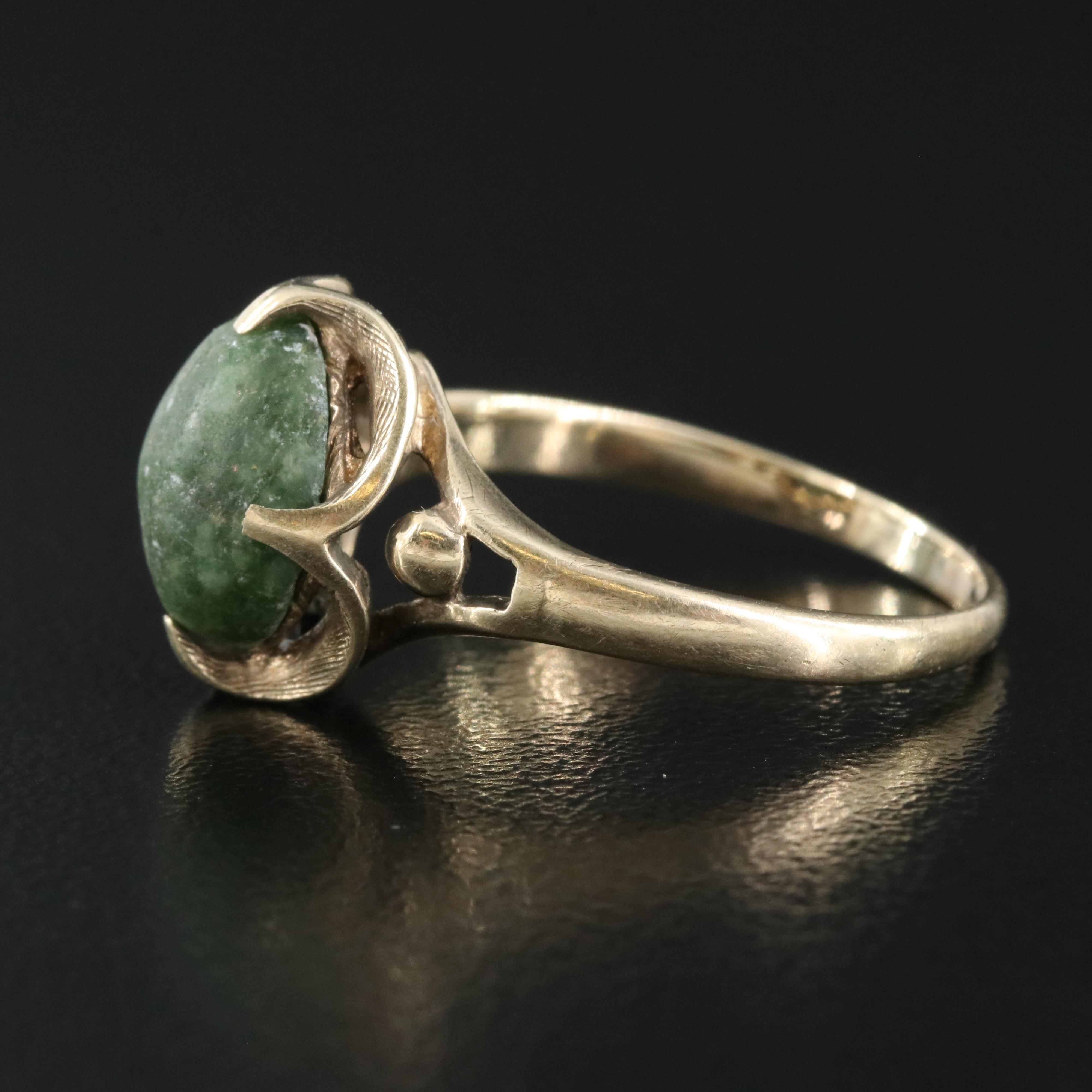 Vintage 10K Serpentine Ring