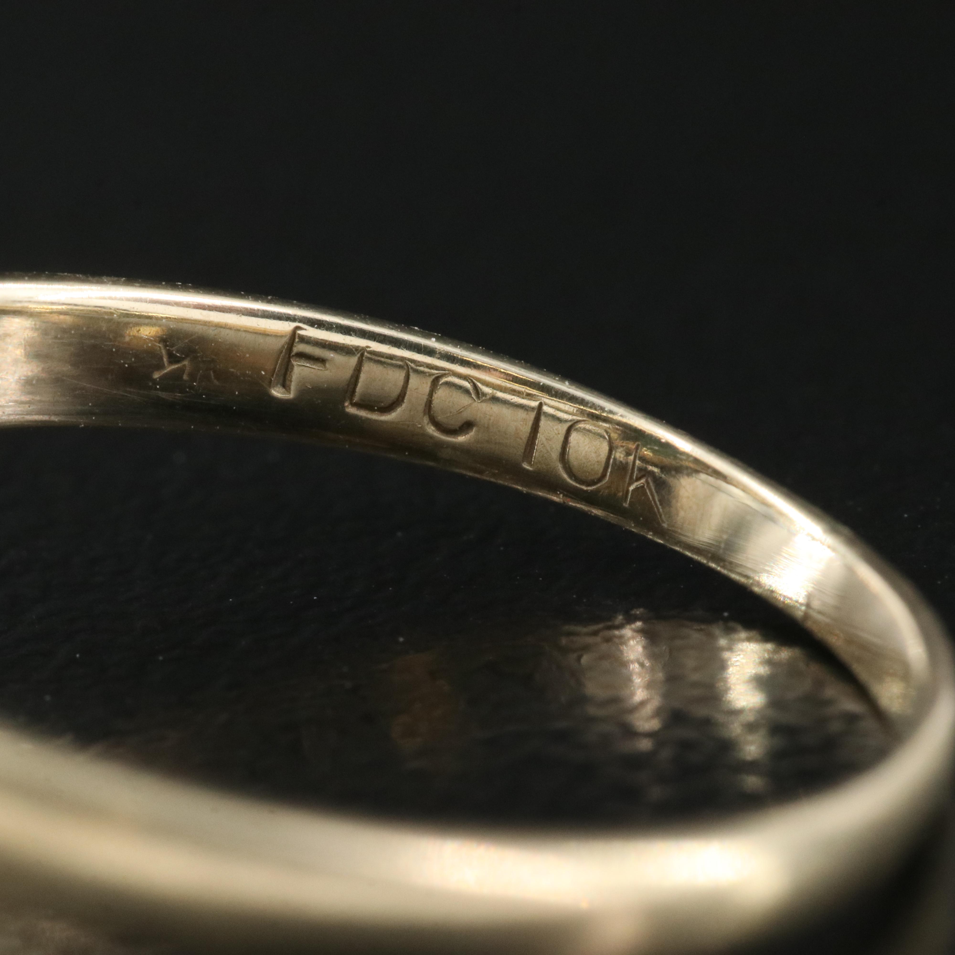 Vintage 10K Serpentine Ring