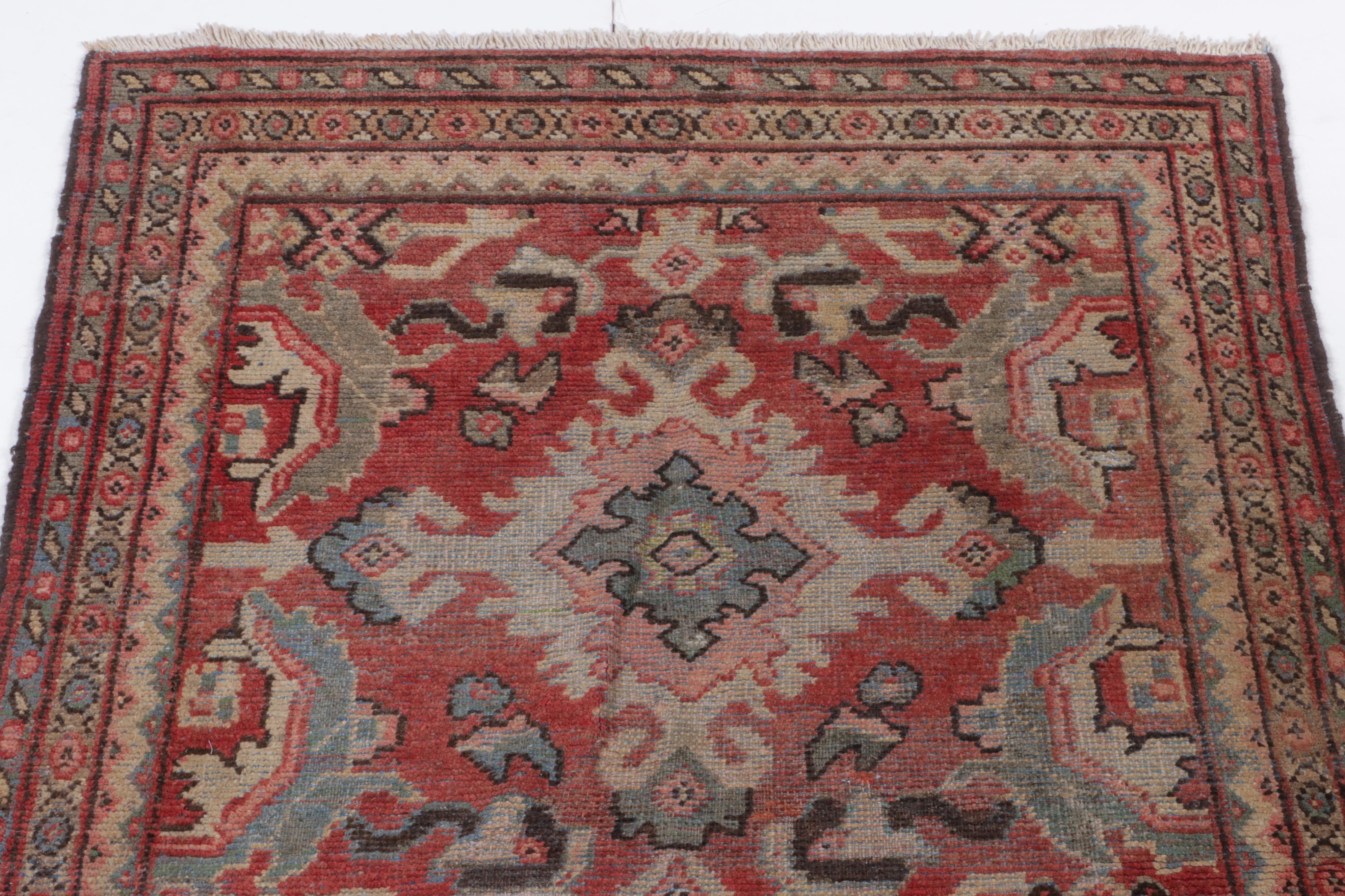 4' x 6'11 Hand-Knotted Persian Mahal Area Rug