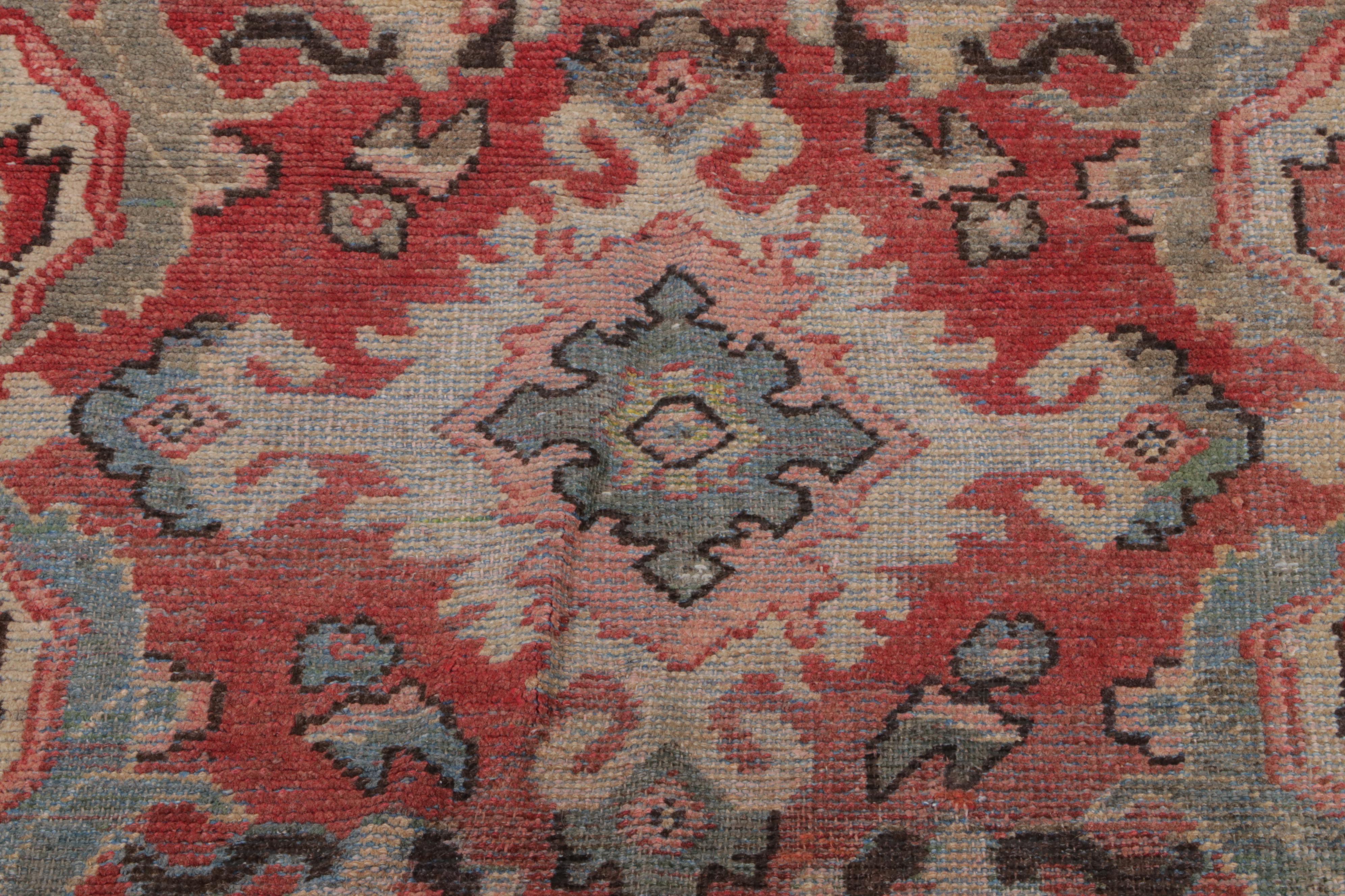 4' x 6'11 Hand-Knotted Persian Mahal Area Rug