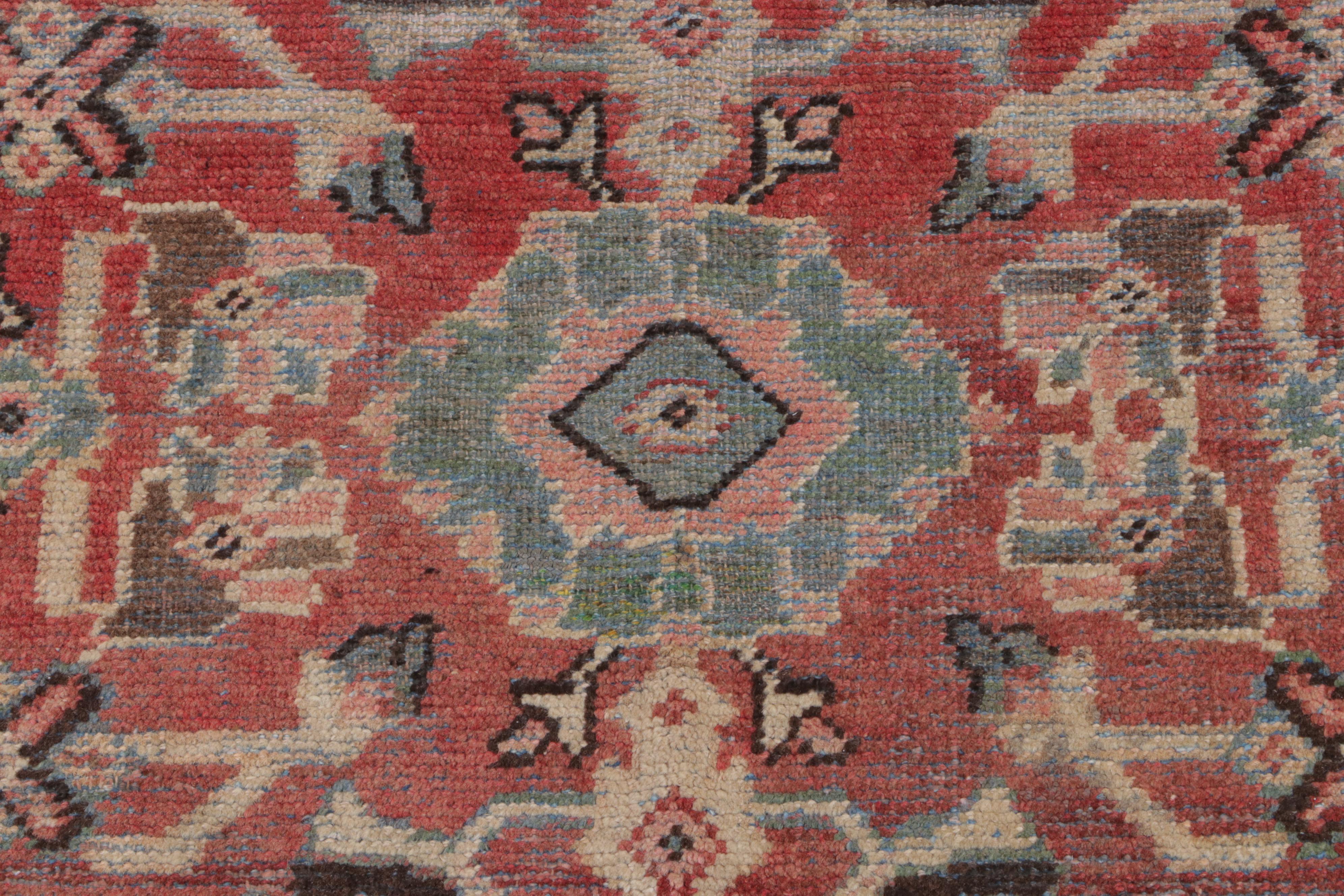 4' x 6'11 Hand-Knotted Persian Mahal Area Rug