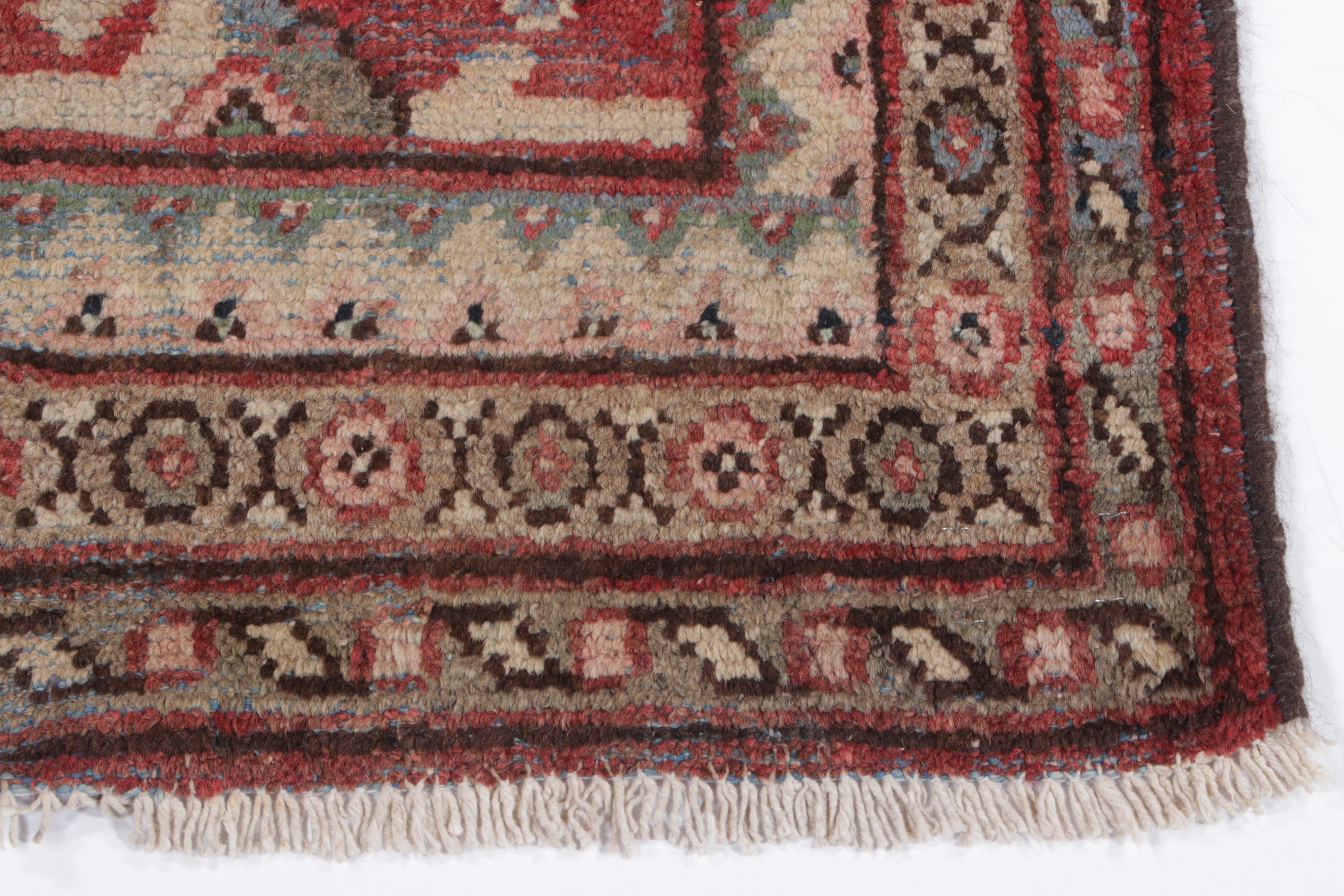 4' x 6'11 Hand-Knotted Persian Mahal Area Rug