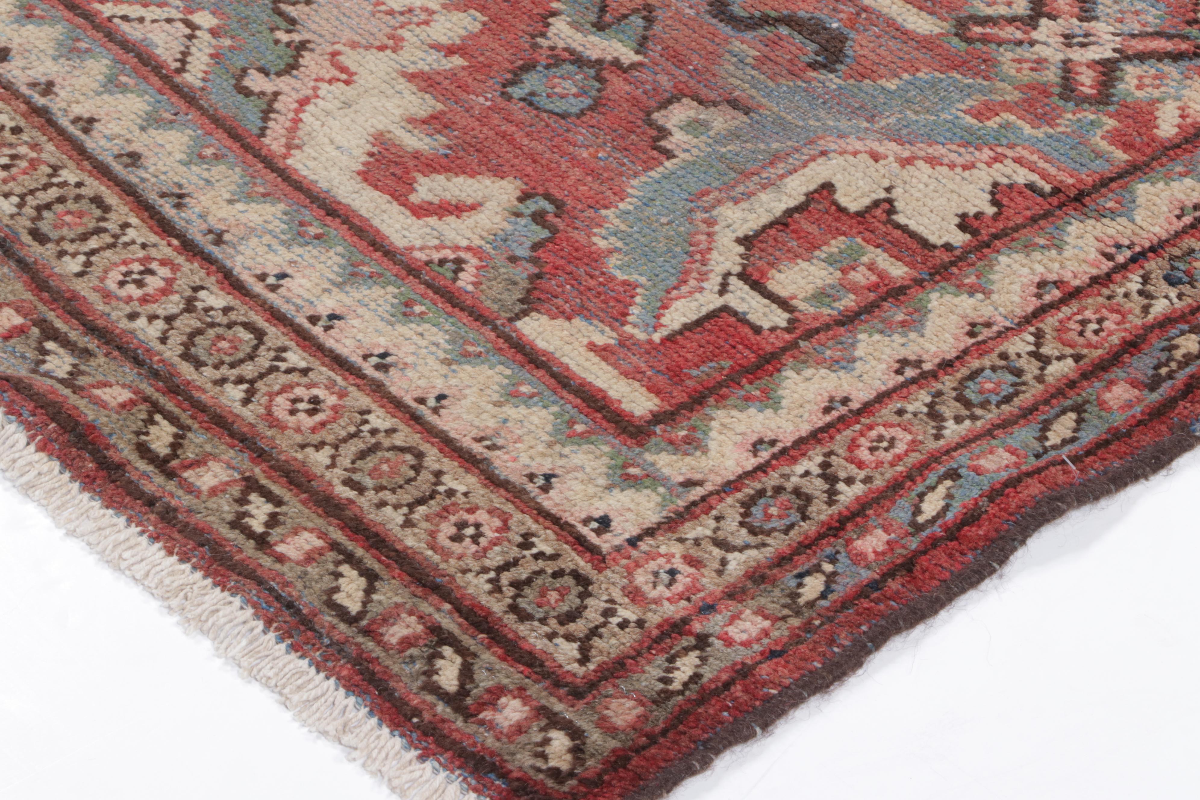 4' x 6'11 Hand-Knotted Persian Mahal Area Rug