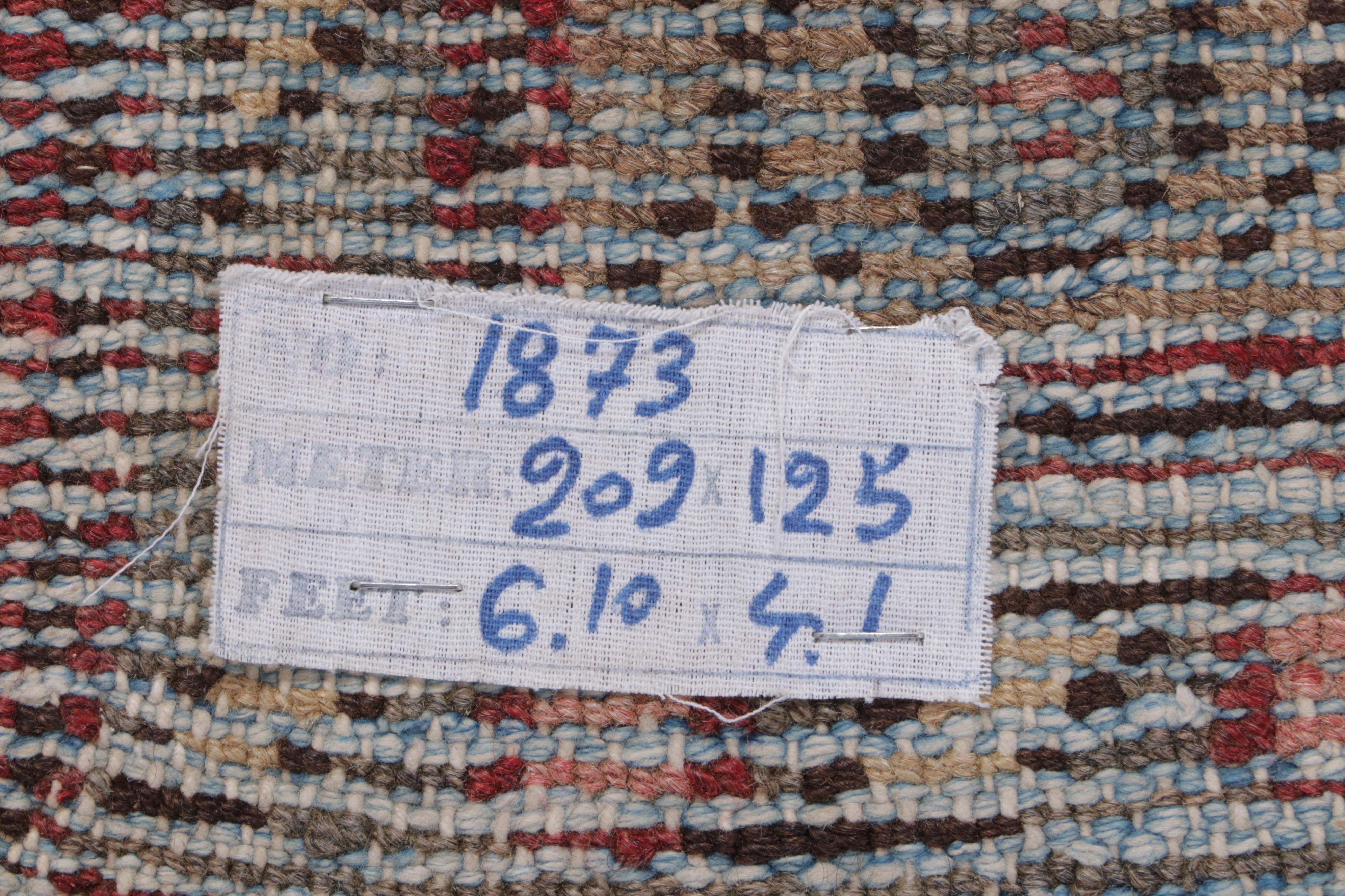 4' x 6'11 Hand-Knotted Persian Mahal Area Rug