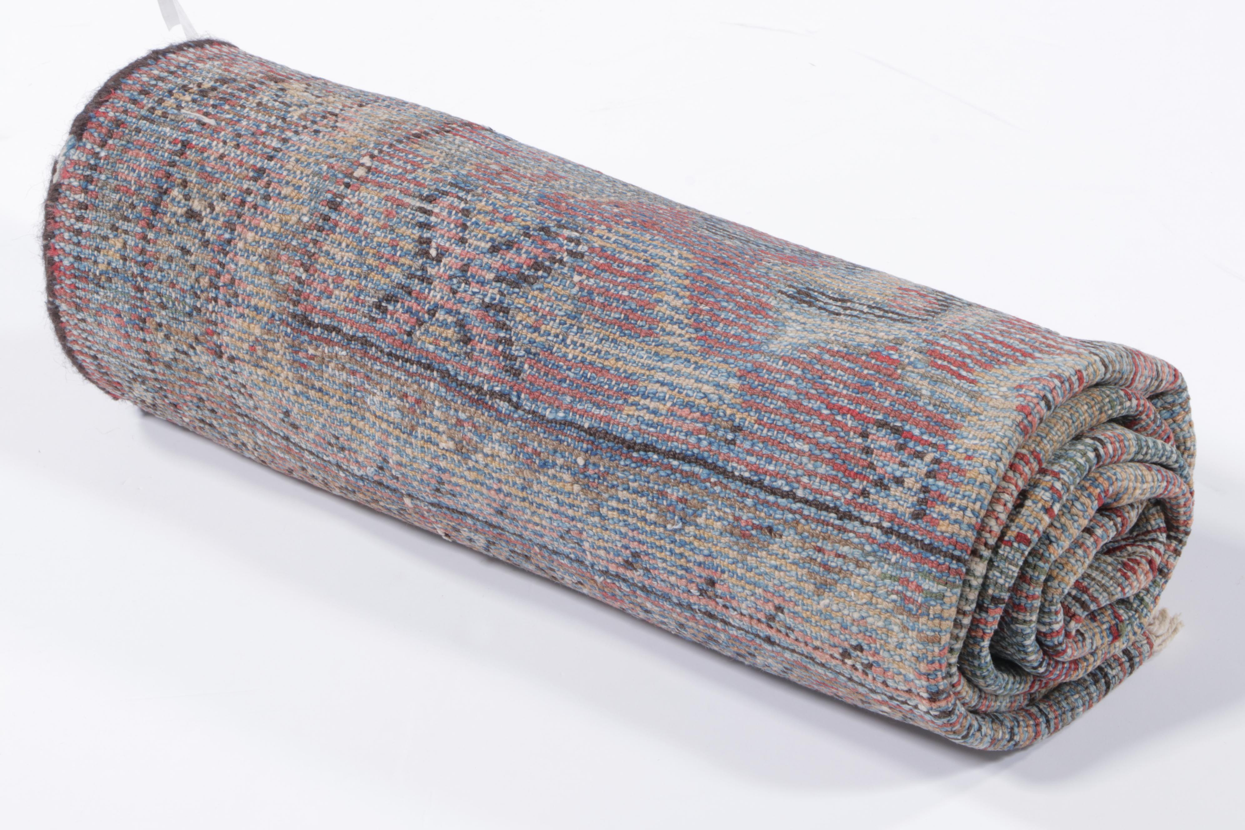 4' x 6'11 Hand-Knotted Persian Mahal Area Rug