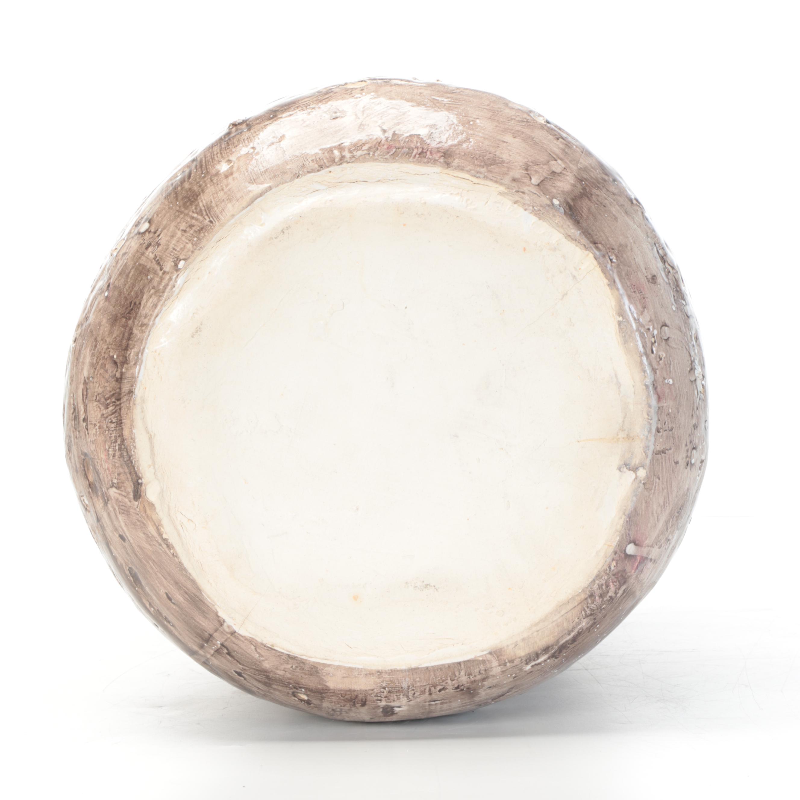 Kordenbrock Interiors Neoclassical Style Ceramic Urns with Hand Built Vase