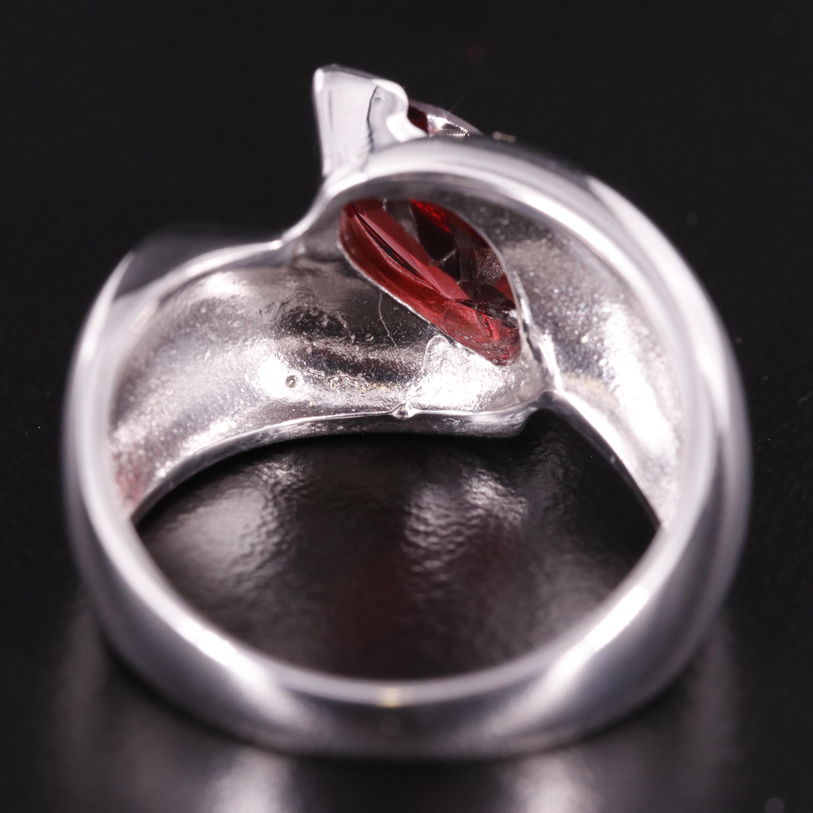 Sterling Garnet Ring