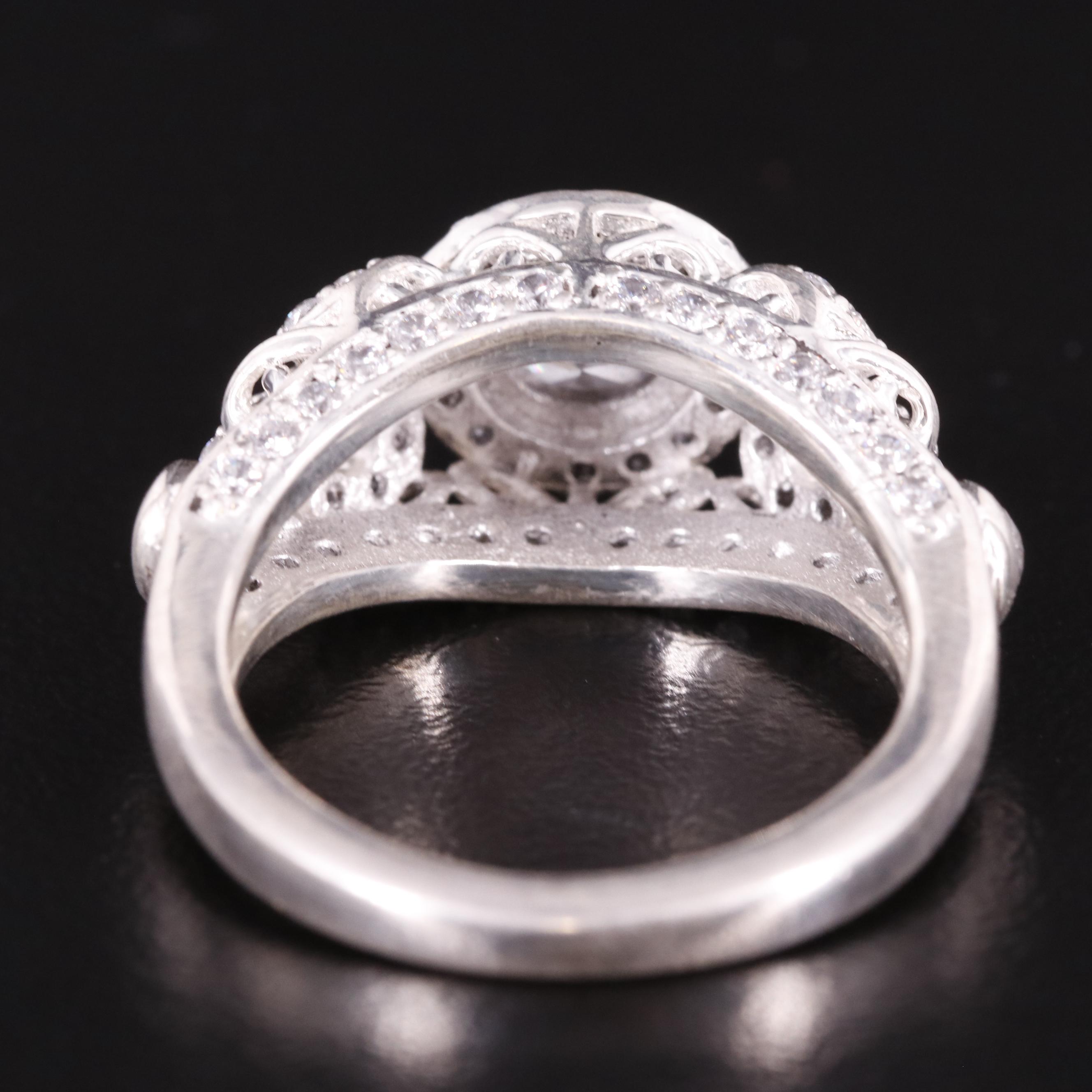 Sterling Cubic Zirconia Ring