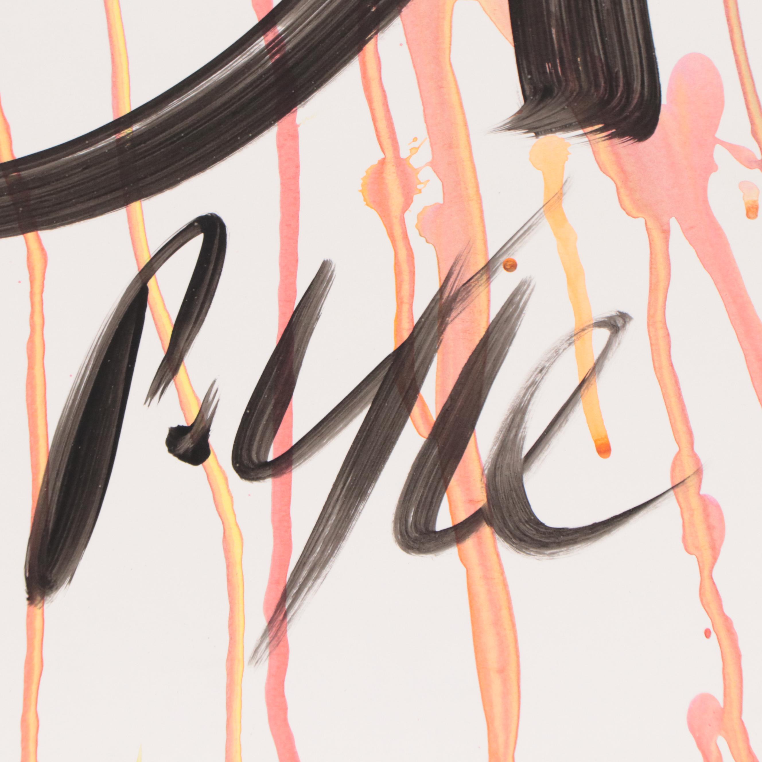 Peter Keil Abstract Portrait Acrylic Painting