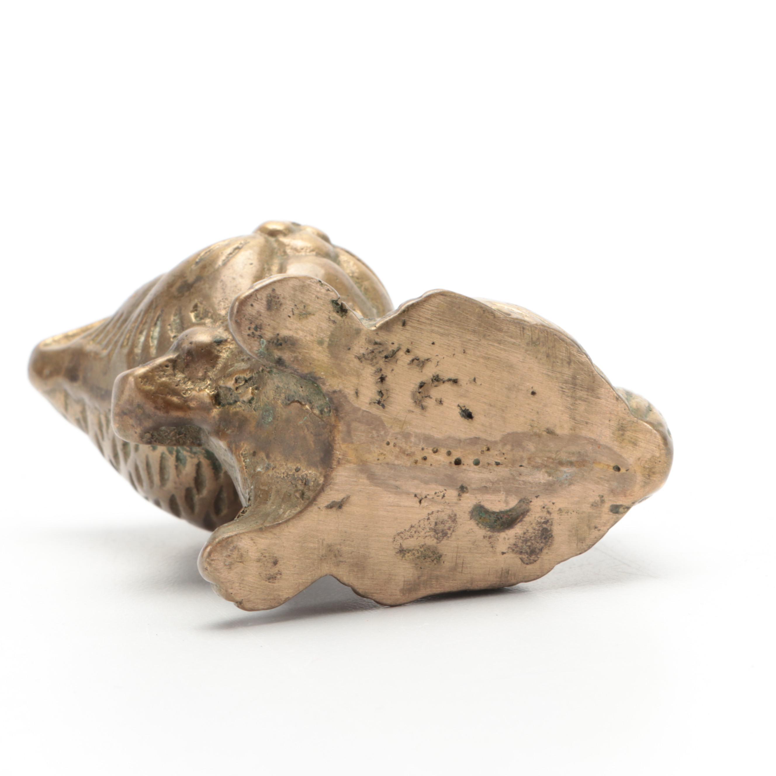 Hotel Excelsior of Florence Room Keychain with Brass Figurine Collection