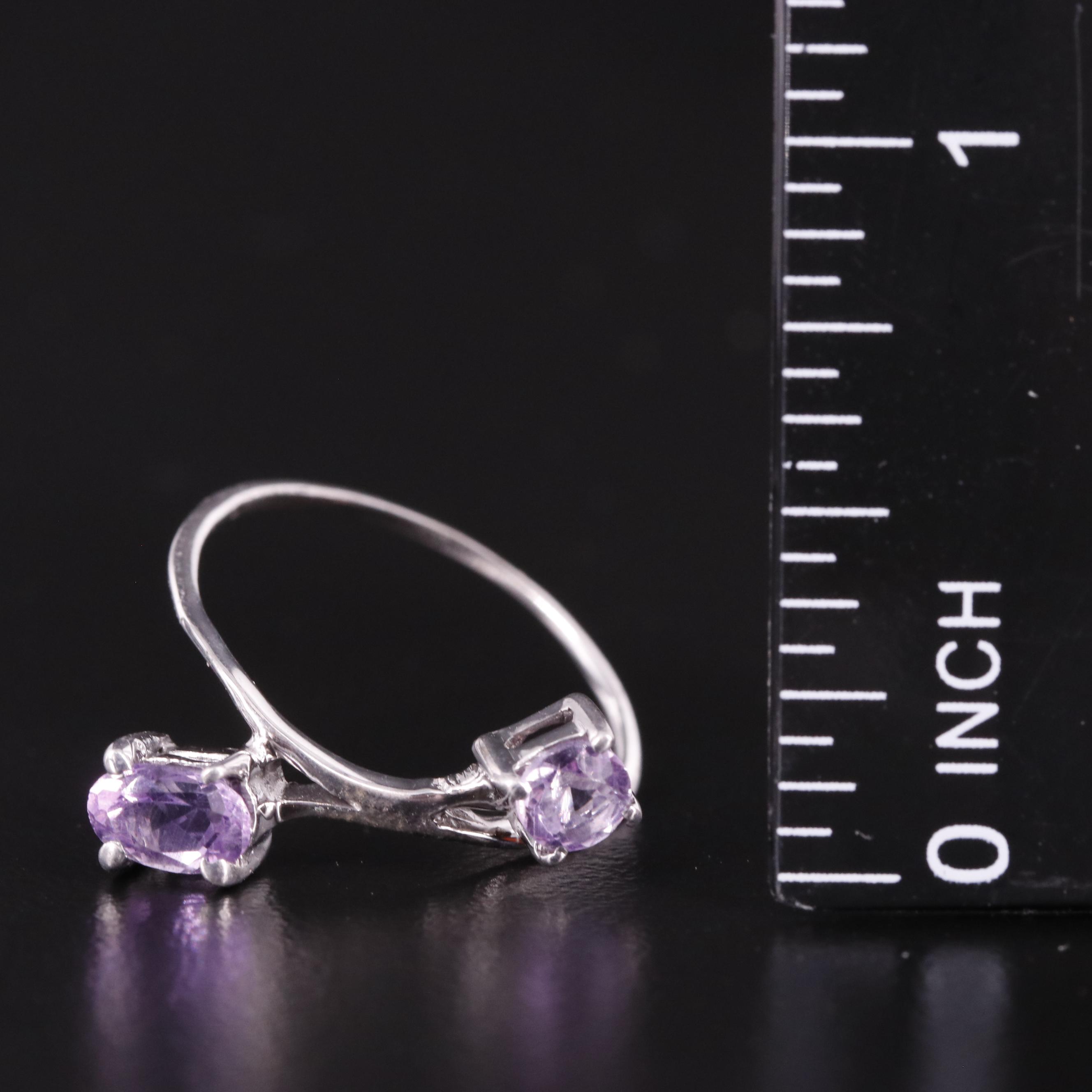 Sterling Amethyst Ring Jacket