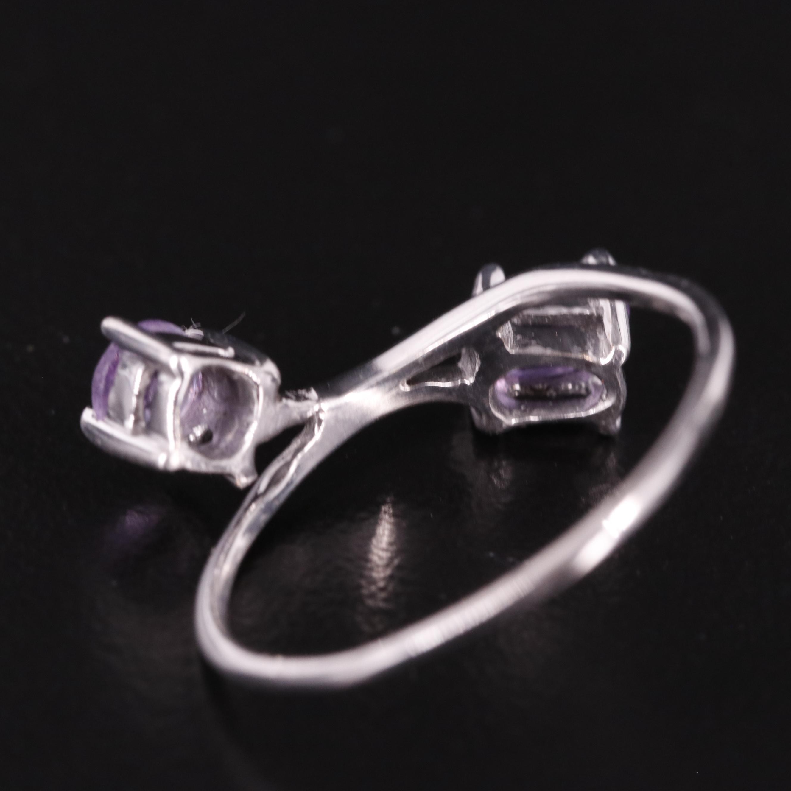 Sterling Amethyst Ring Jacket