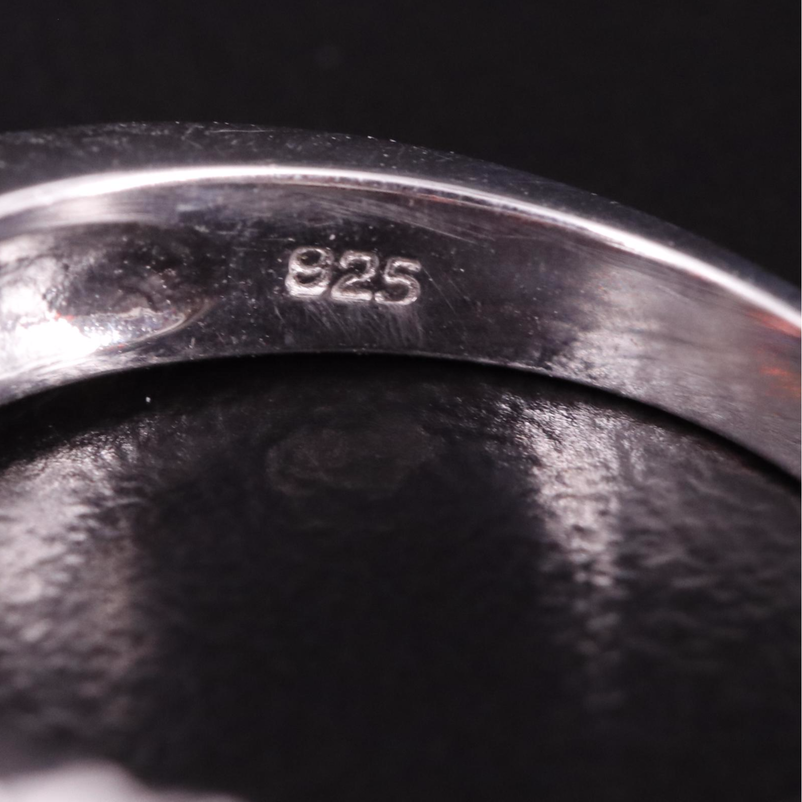 Sterling Multiple Oval Garnet Band