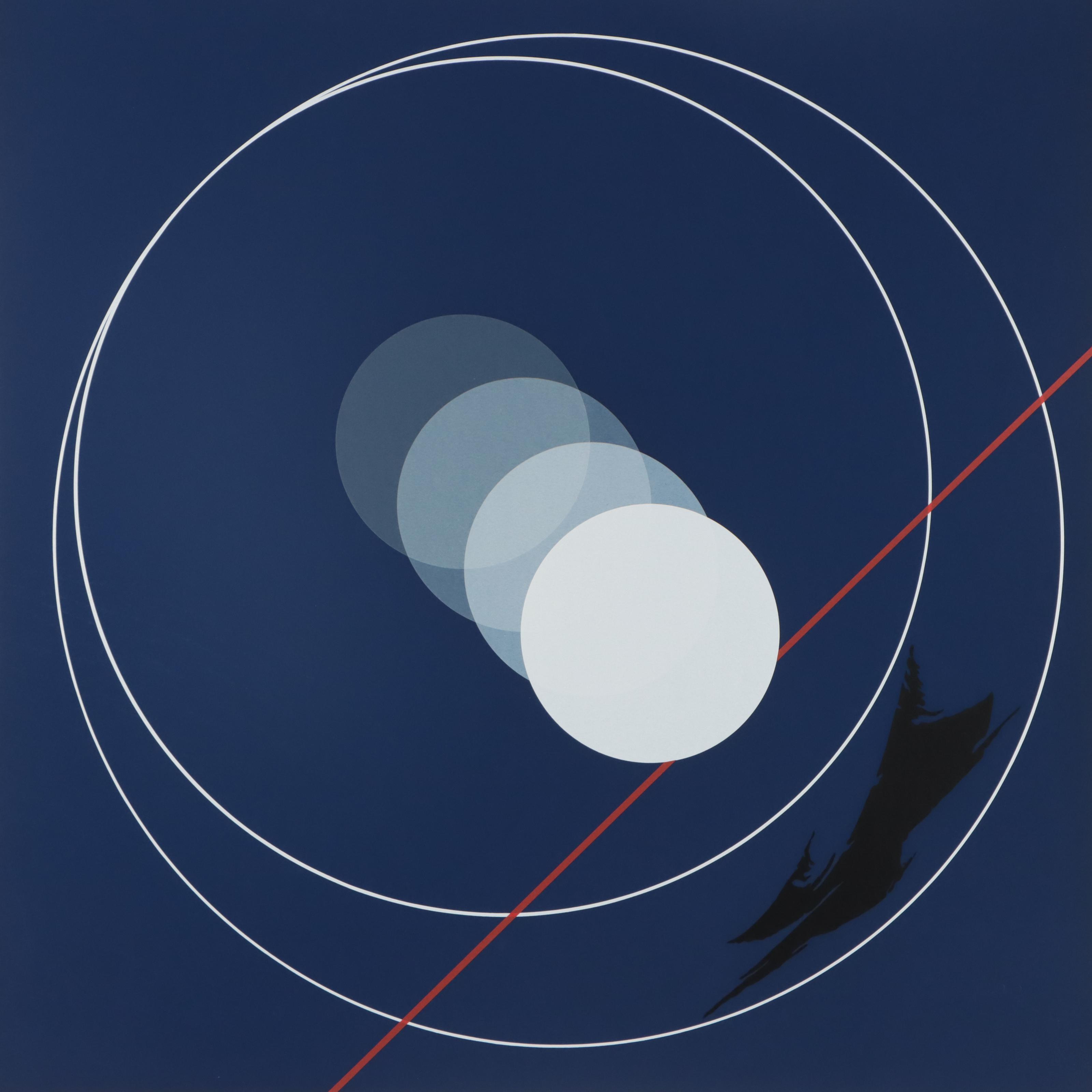 Thomas Whelan Benton Serigraph "Blue Knight," 1981