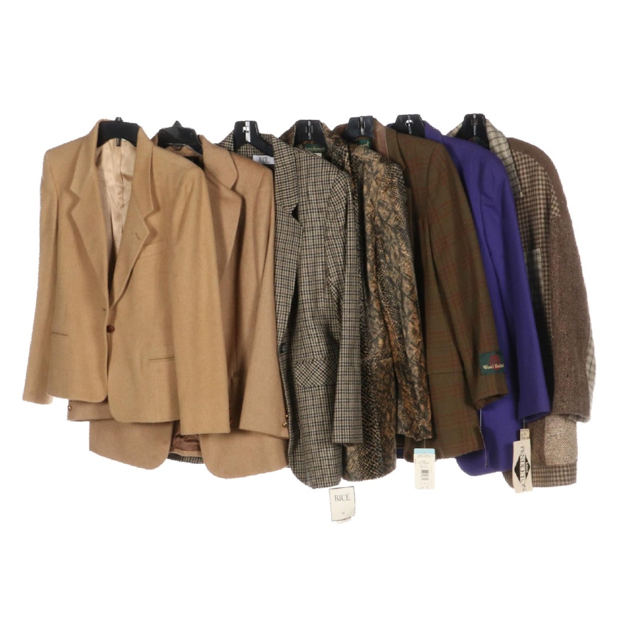 Lizwear Patchwork Jacket, Augustus, Harvé Bernard and Pendleton Blazers