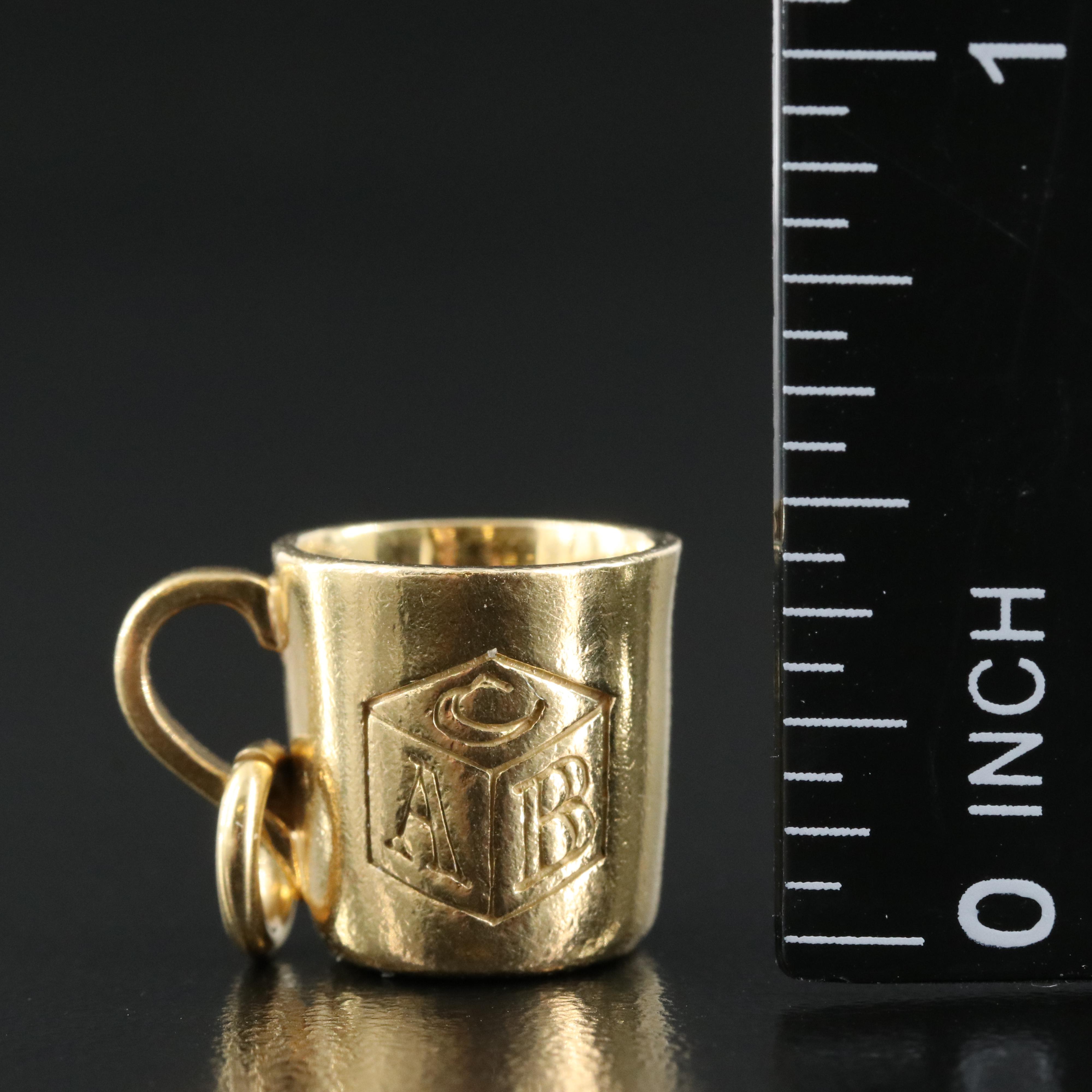 Tiffany & Co. 18K Baby Cup Charm