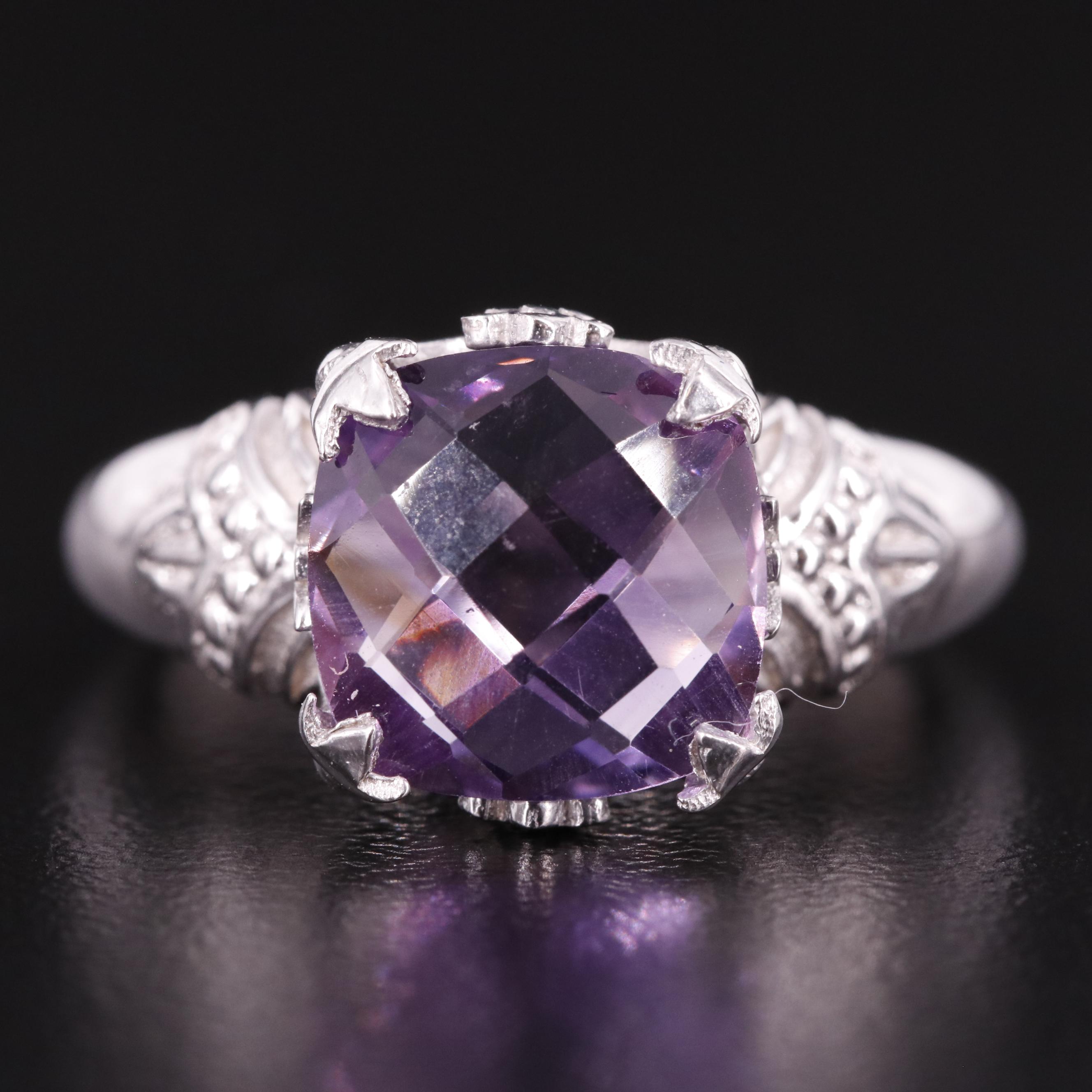 Sterling Amethyst Ring