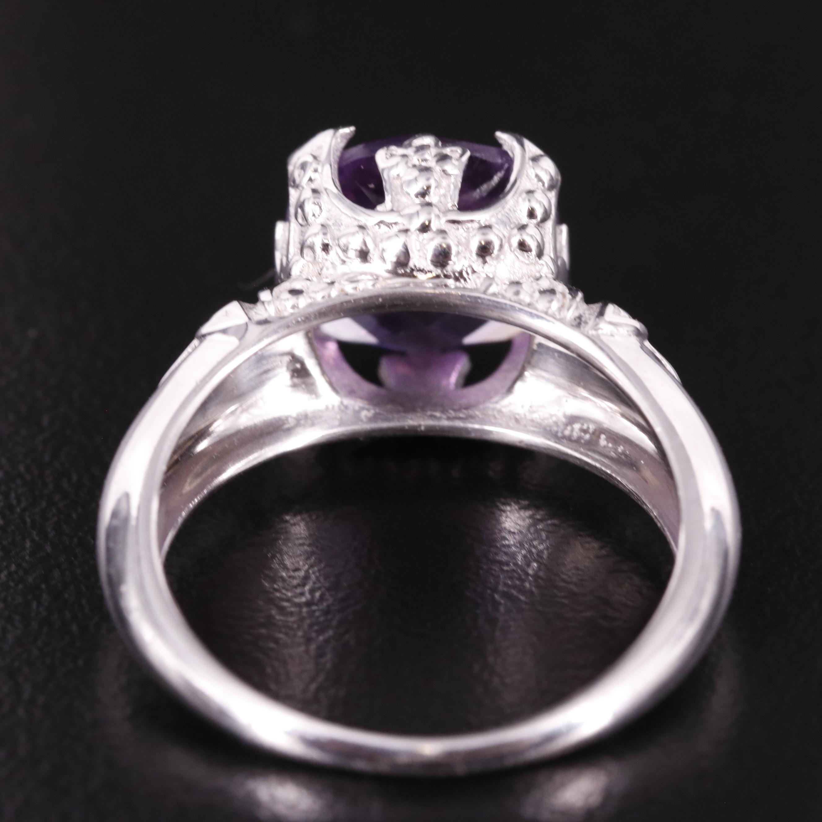 Sterling Amethyst Ring