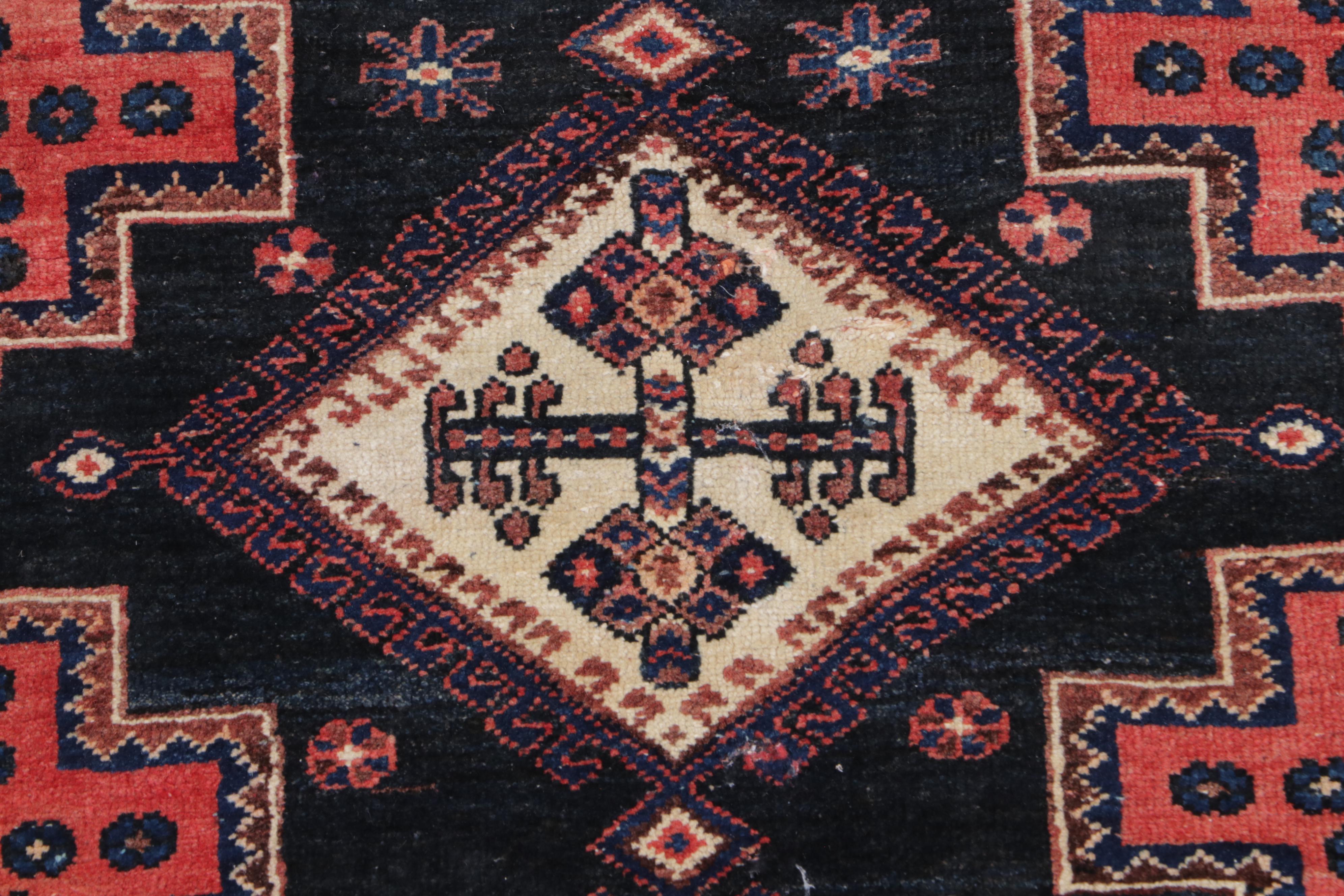 5'3 x 6'3 Hand-Knotted Persian Afshar Area Rug