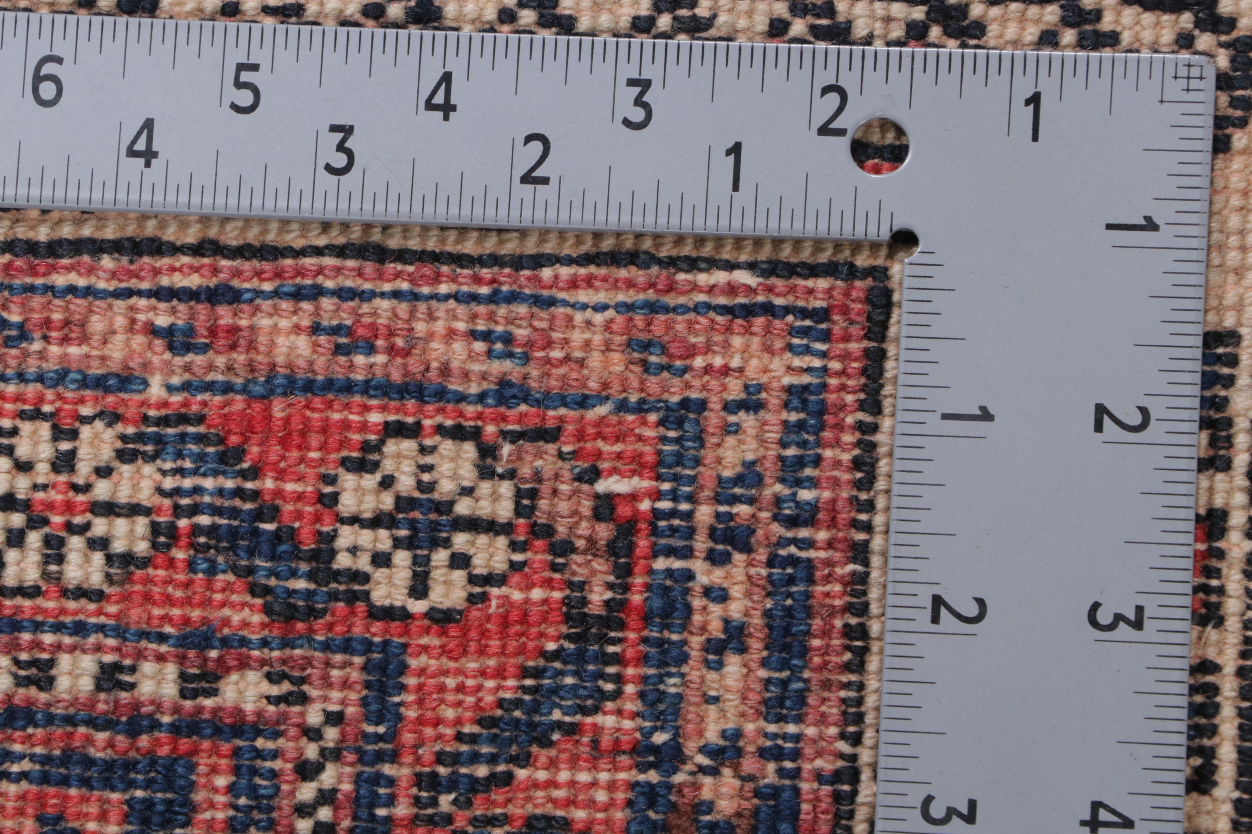 5'3 x 6'3 Hand-Knotted Persian Afshar Area Rug