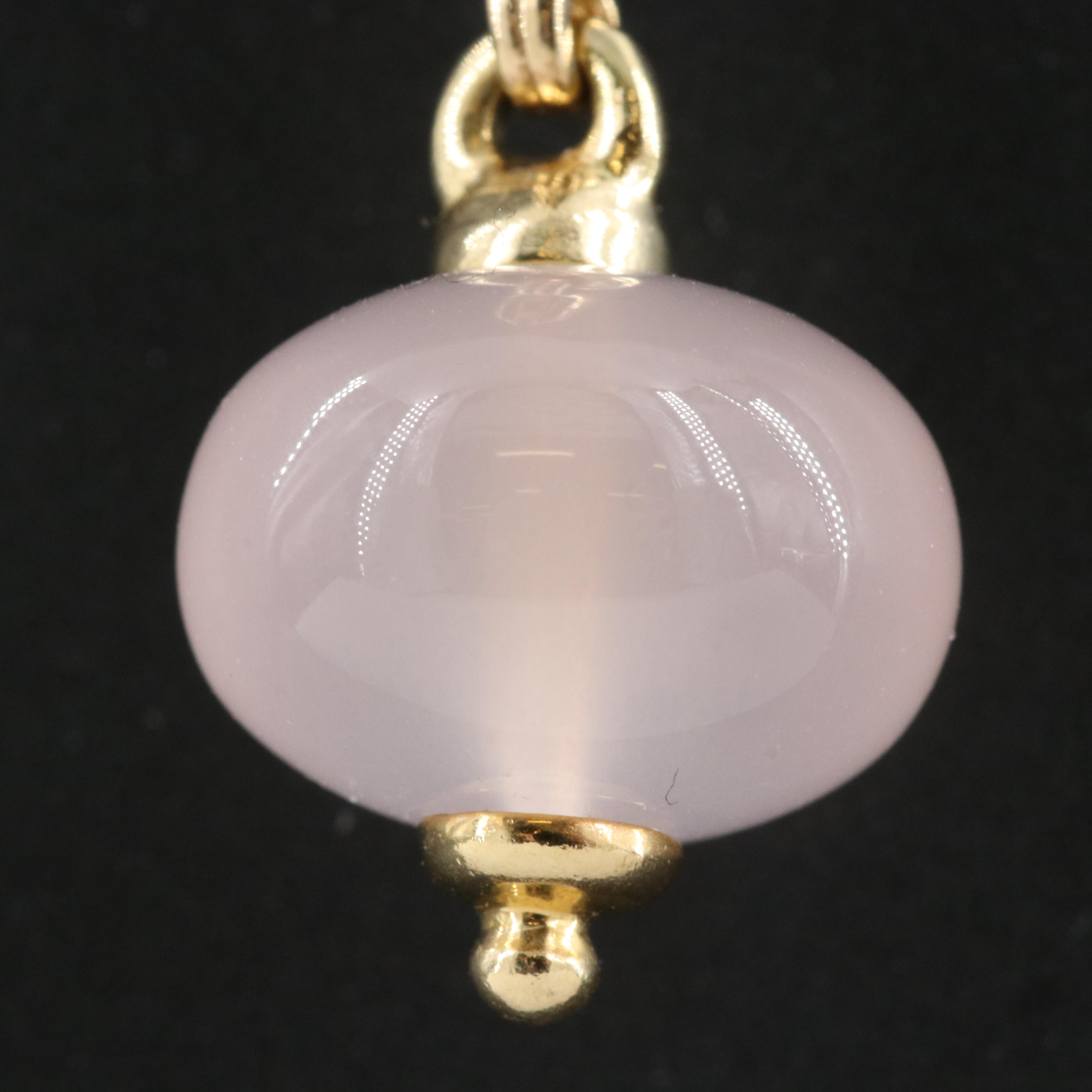 Paloma Picasso for Tiffany & Co. 18K Rose Quartz Enhancer Charm