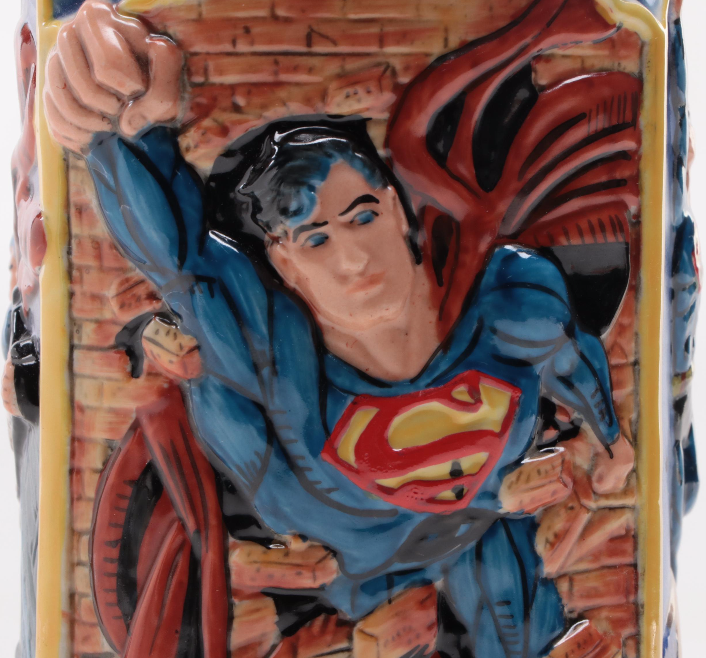 Ceramic DC Comics Superman Stein
