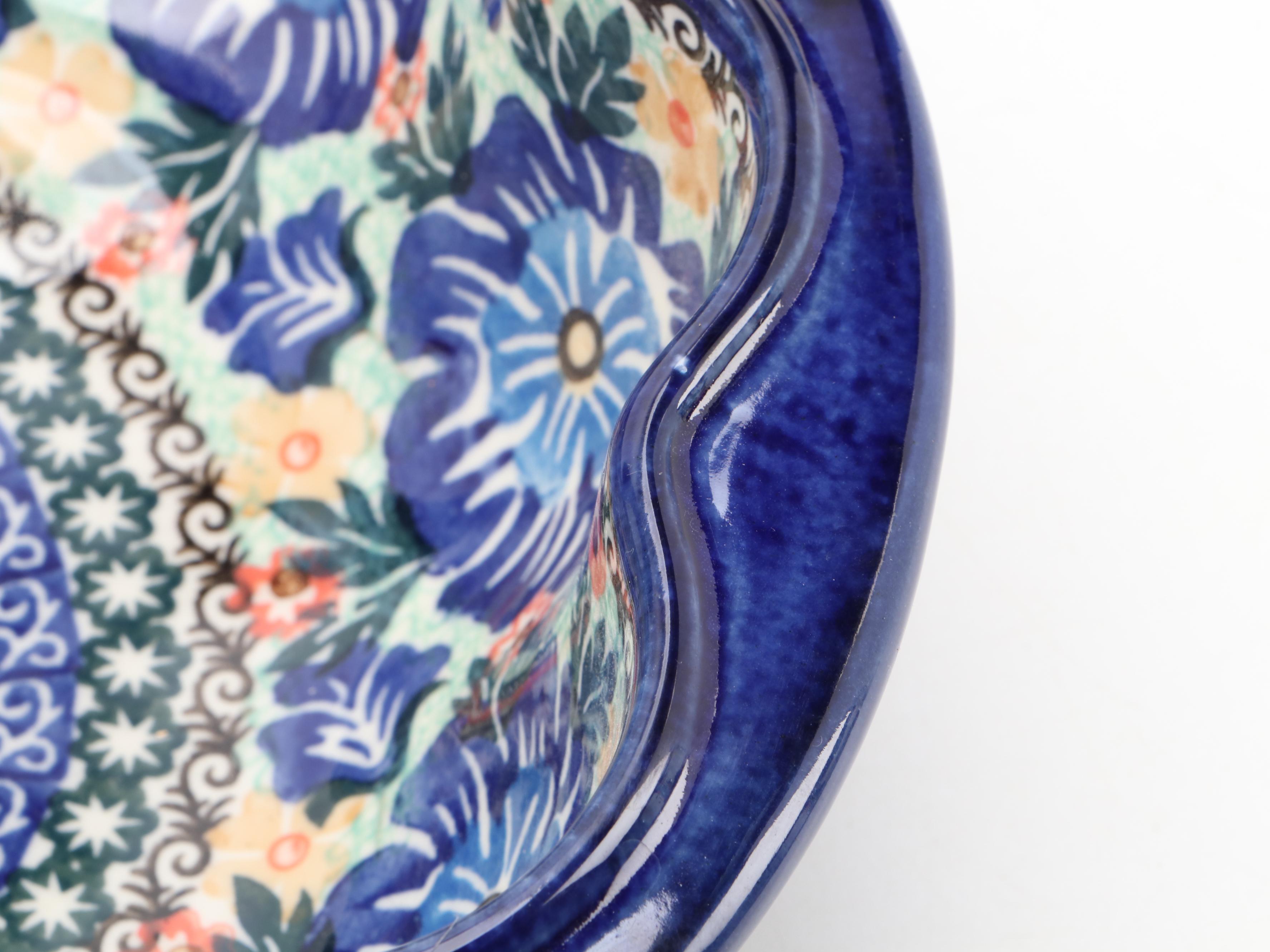 Polish Boleslawiec Stoneware Serveware