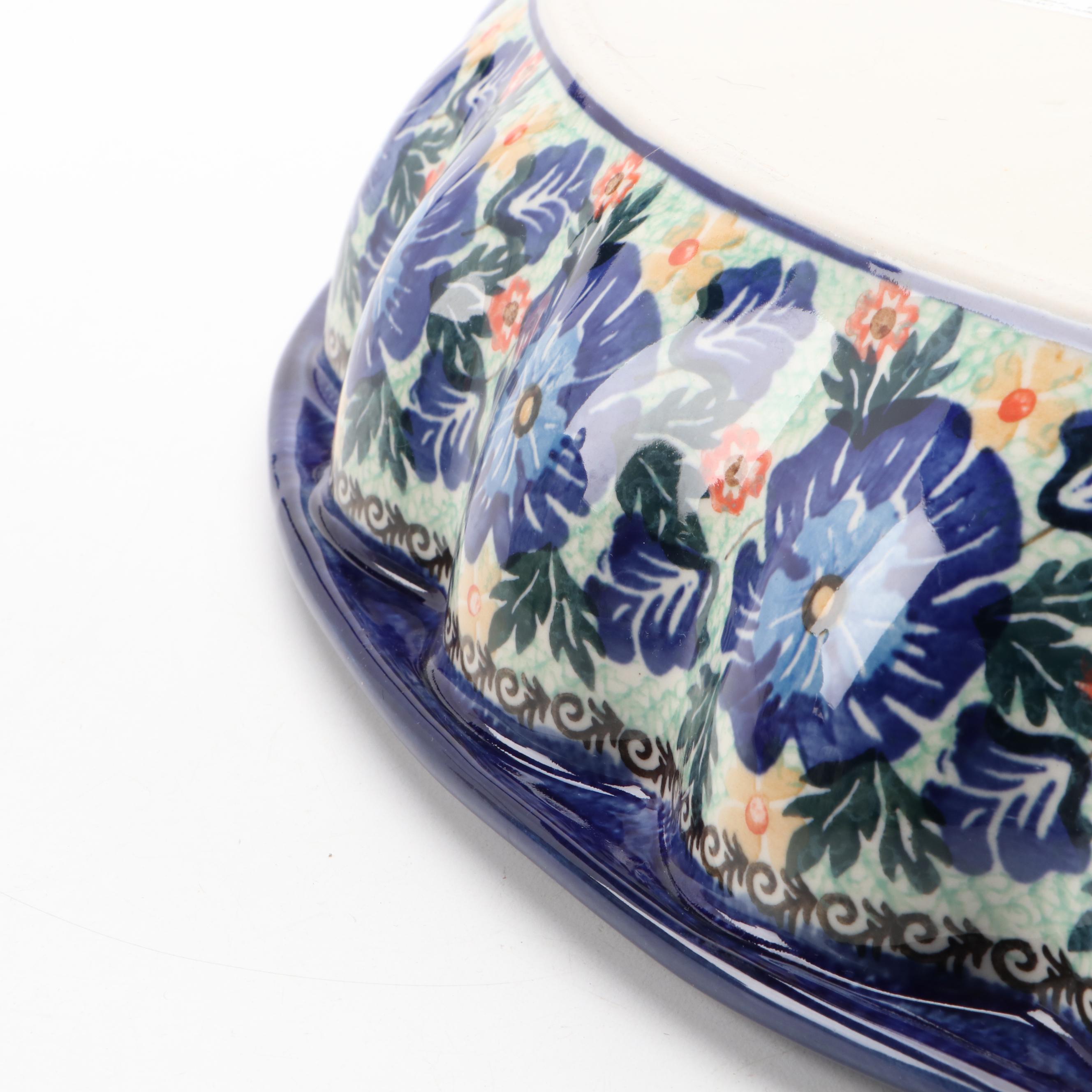 Polish Boleslawiec Stoneware Serveware