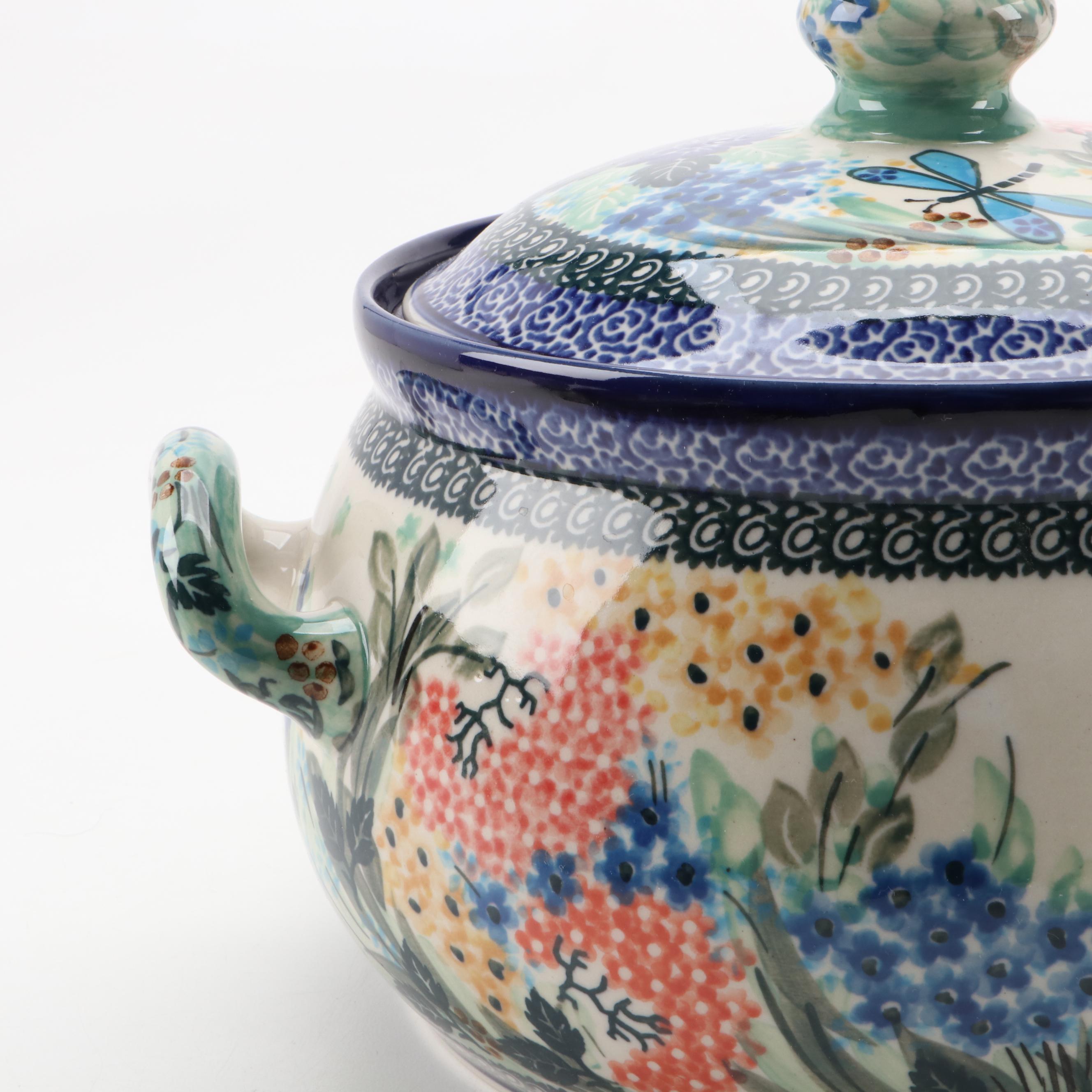 Polish Boleslawiec Stoneware Serveware