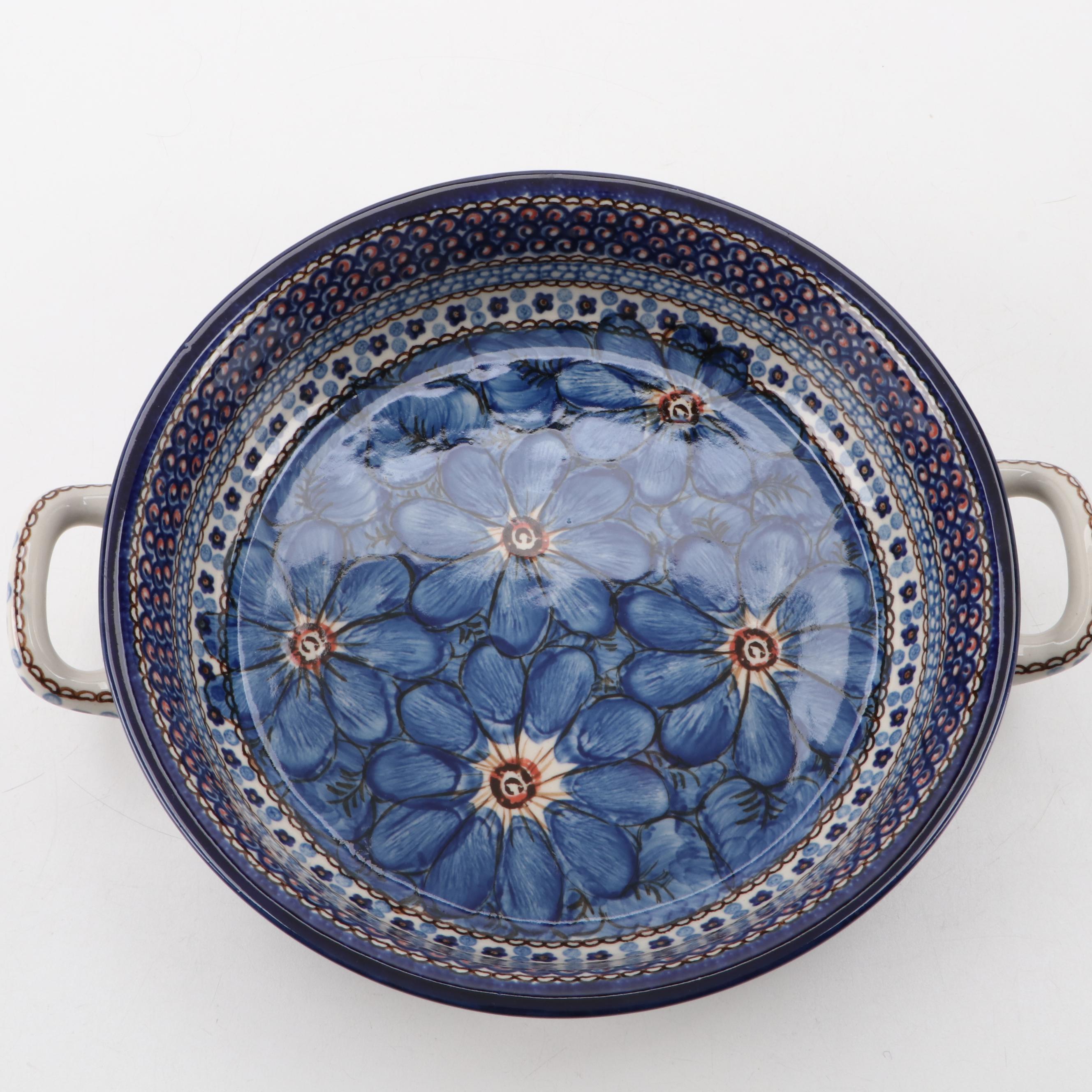 Polish Boleslawiec Stoneware Serveware